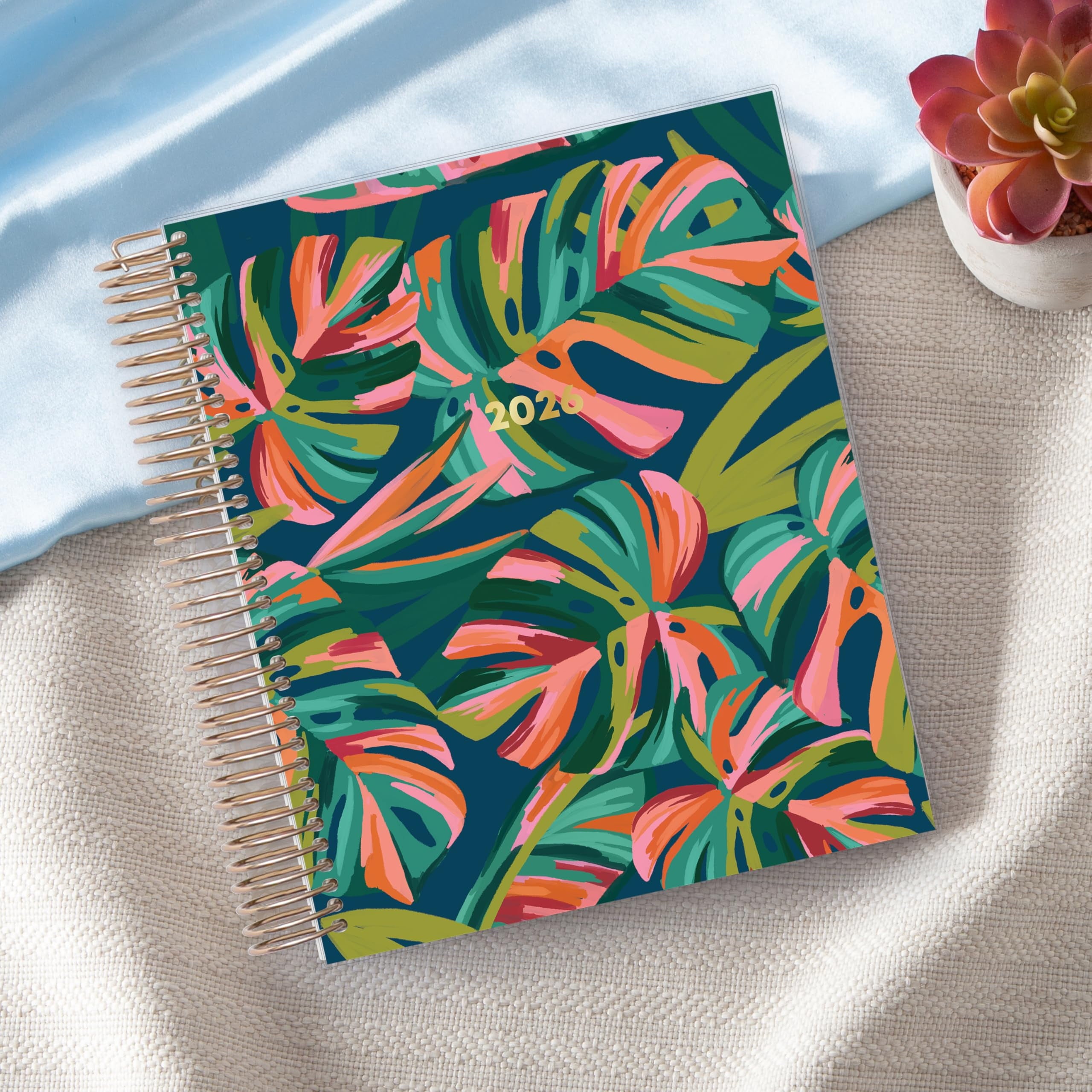 Blue Sky Livewell 2026 Daily and Monthly Planner Calendar, January 2026 - December 2026, 7" x 9", Flexible Laminated Cover, Heavy Duty Coil - Image 2