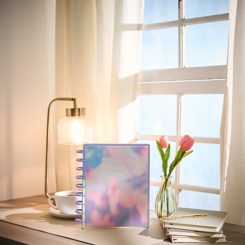 Blurred Fleurs Dated 12-Month Planner, July 2026 June 2027, Classic Size, board Layout, Disc-Bound, 3 Bonus Months, 2... - Image 2