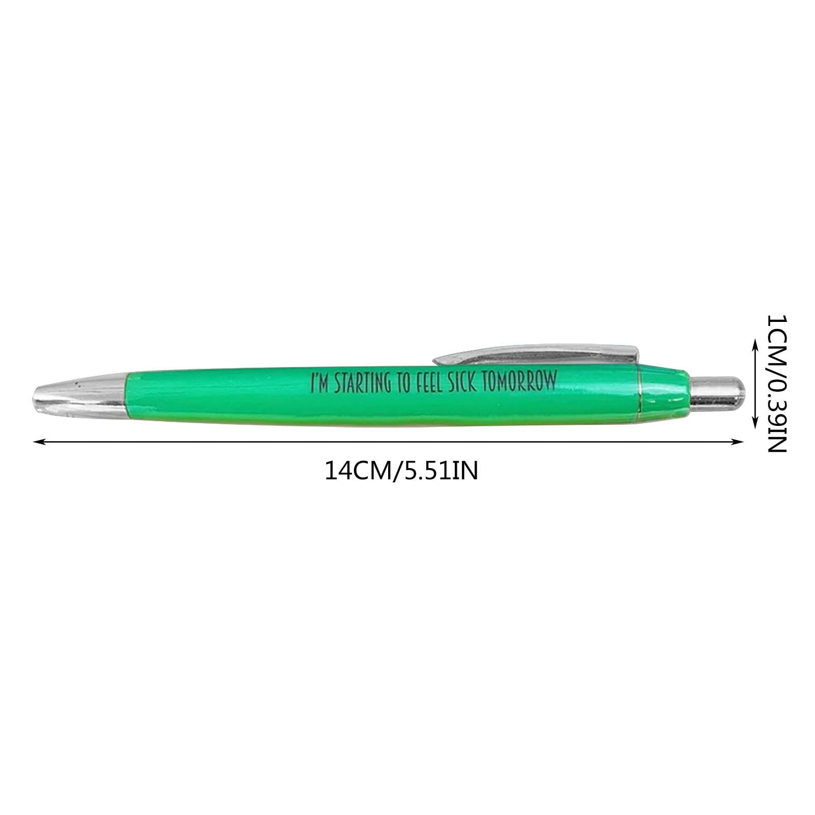 5PC Fun Work Theme Gel Pen Ballpoint Pen Fun Copywriting Pen Set 1ML - Image 3
