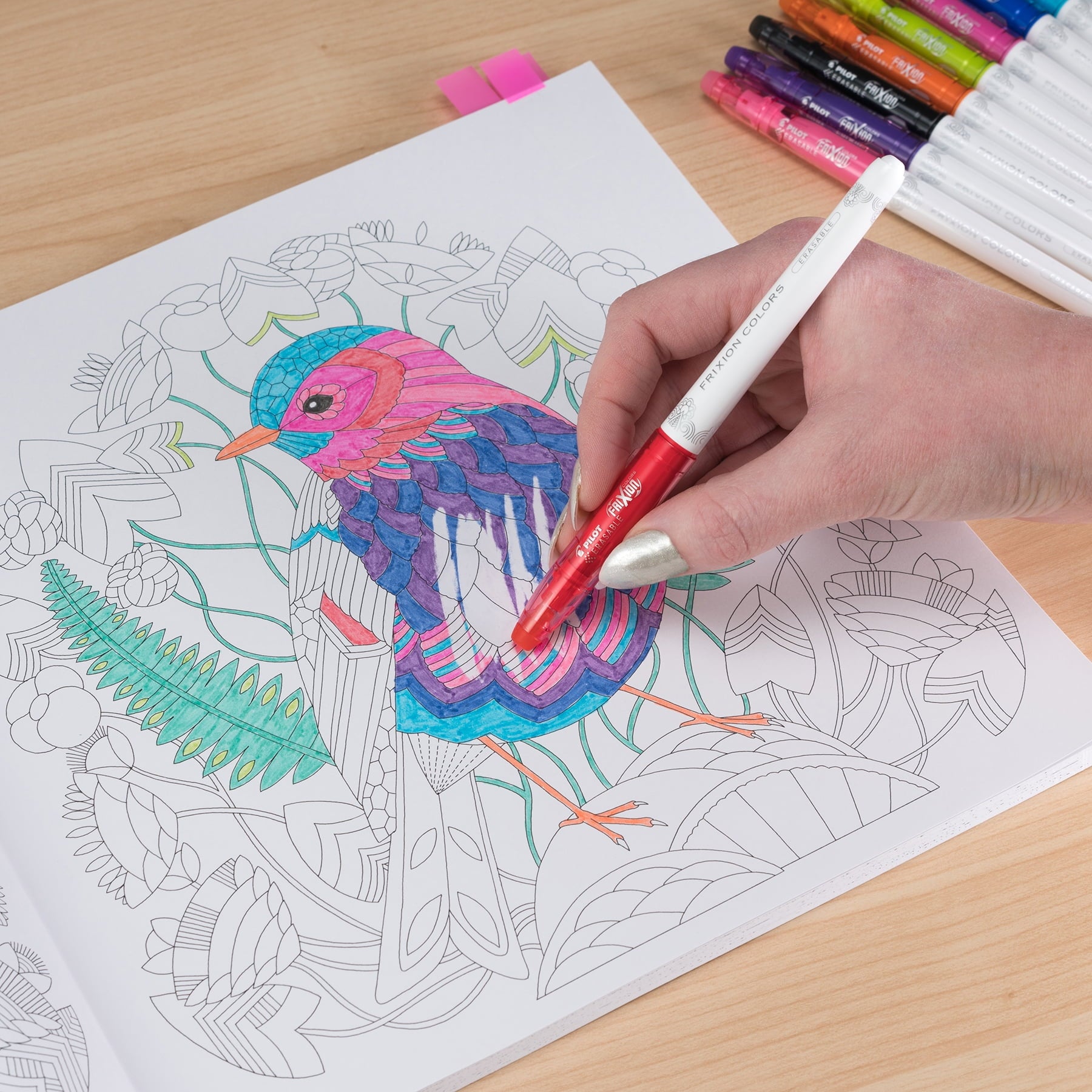 FriXion Erasable Color Markers, Bold Point, Assorted Ink, 8 Count - Image 3