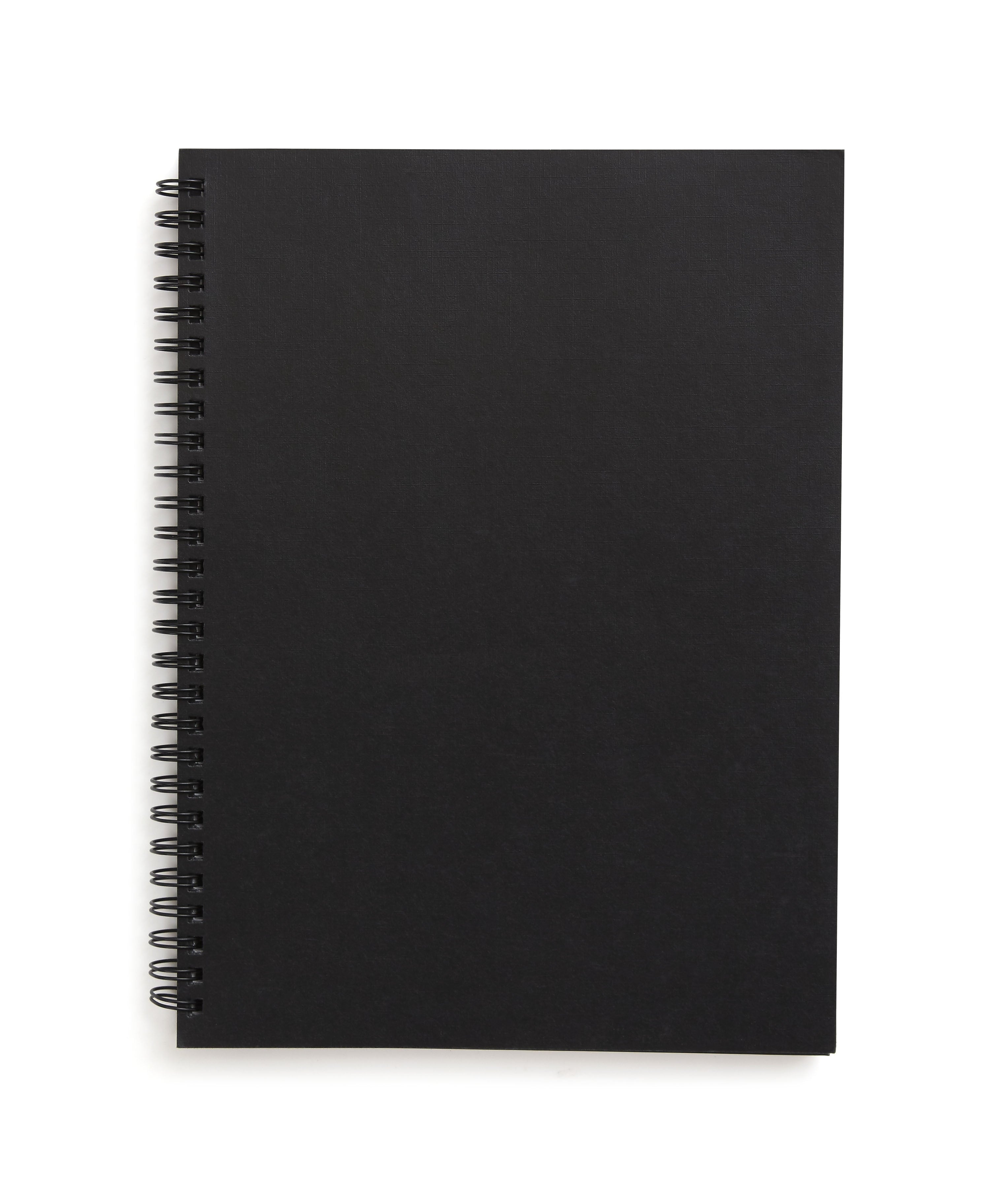 Medium Soft Cover Meeting Notebook Blk - Image 5