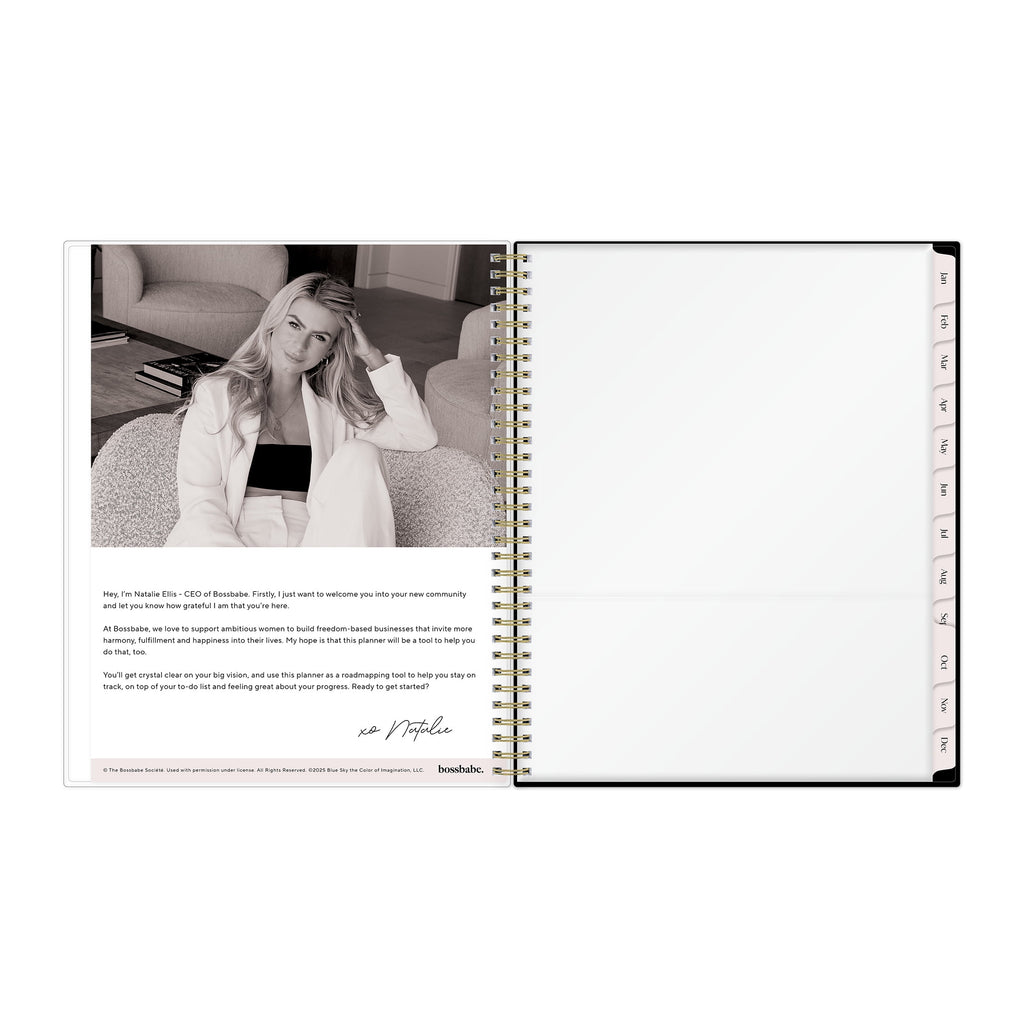 for Monthly Weekly Large Planner (8.5" x 11") Maria Dark 15-Month October 2025 - December 2026 - Image 6