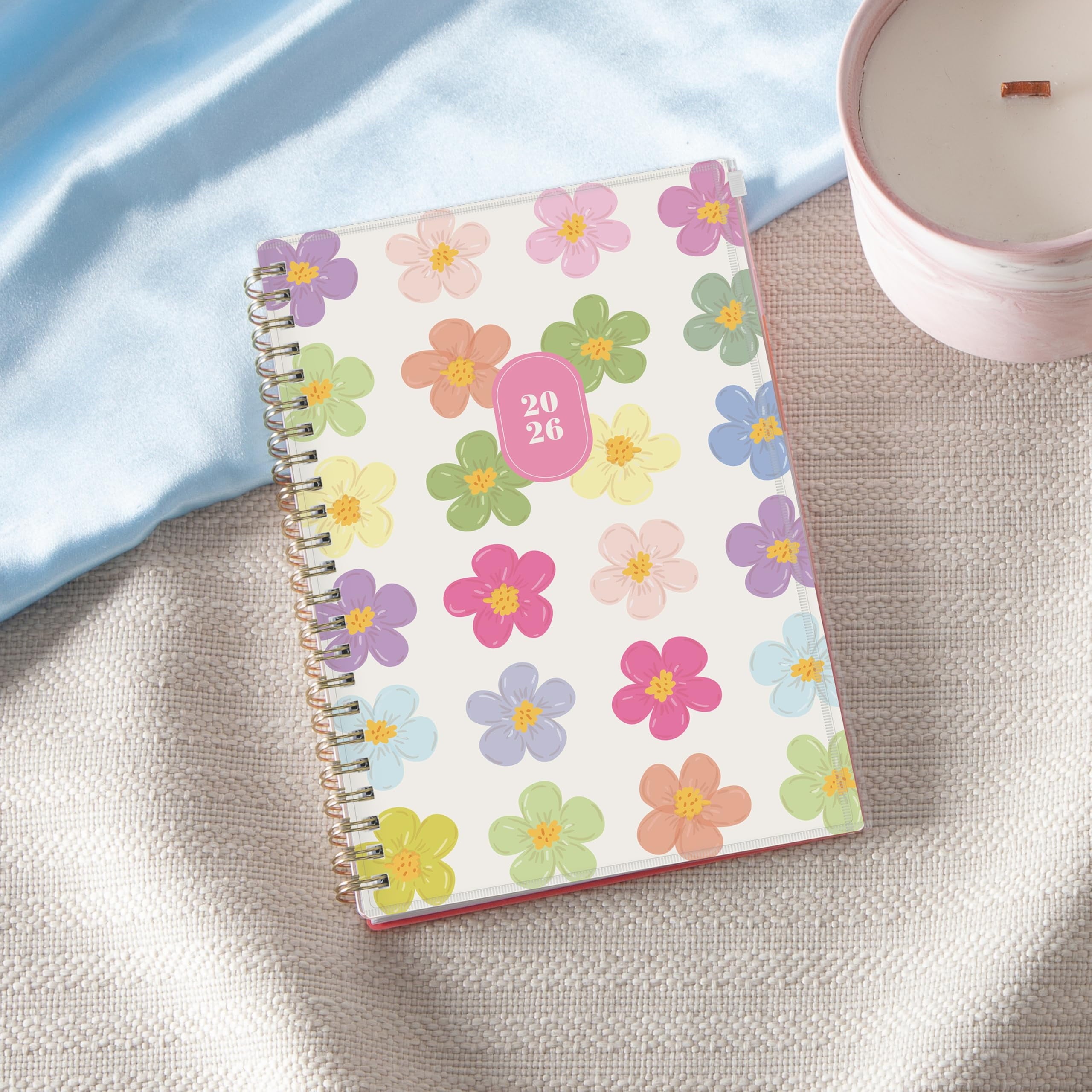 Gen Z 2026 Weekly and Monthly Planner Calendar, January 2026 - December 2026, 5" x 8", Flexible Cover With Zip Pouch,... - Image 2