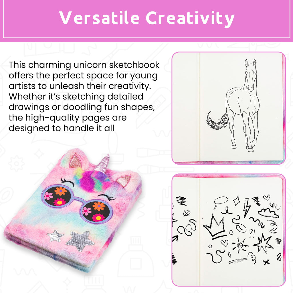 Fuzzy Sketch Book: Personalized Artist Sketchbook: Sketching, Drawing and Creative Doodling. Notebook and Sketchbook ... - Image 5