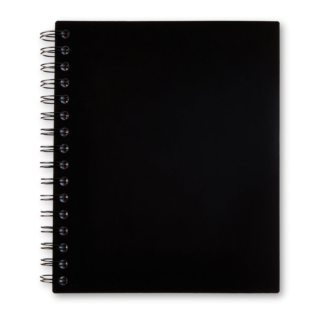Pen+Gear College Ruled 5-Subject Poly Notebook, 6" x 8.26", Black, 150 Sheets - Image 3