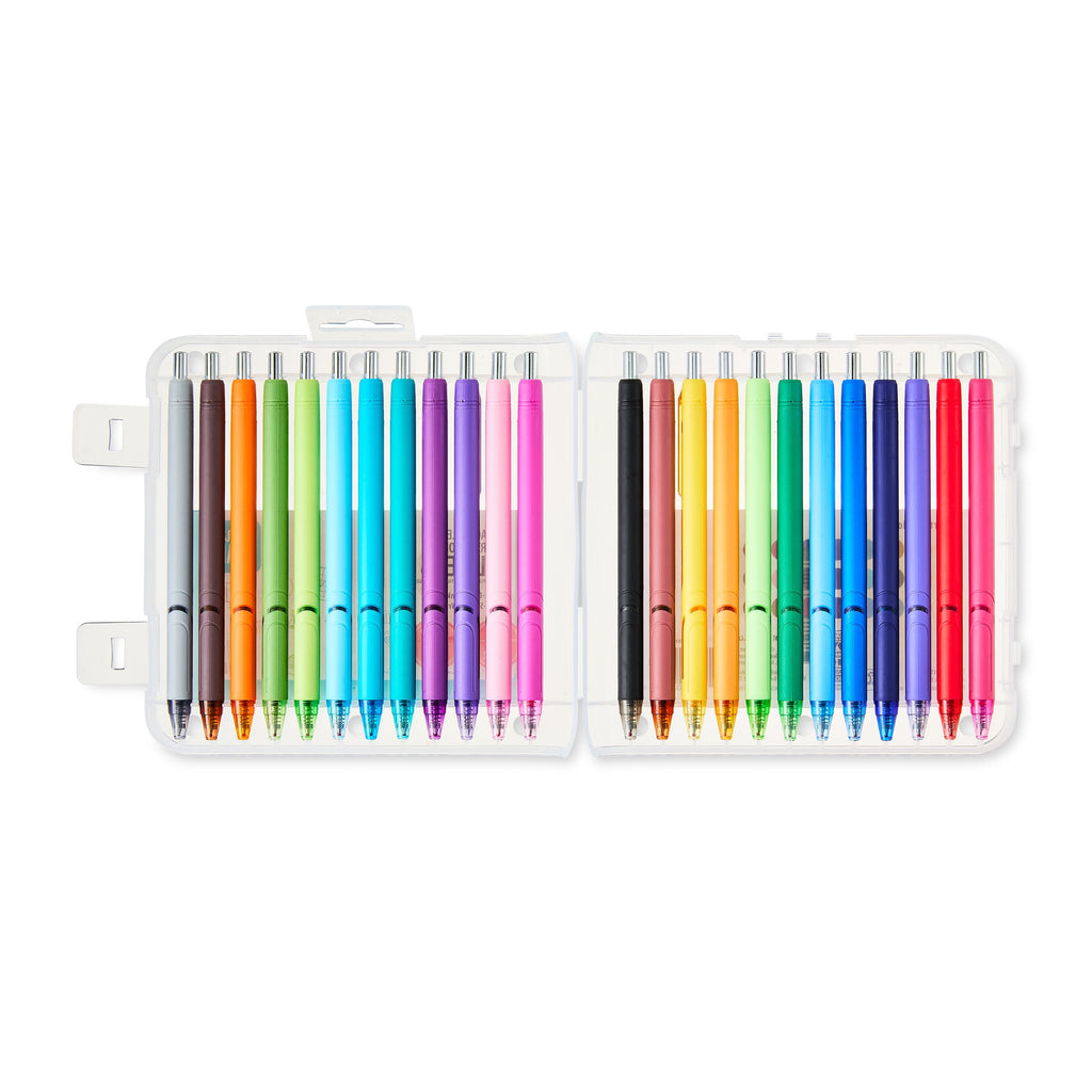 Retractable Gel Ink Pens, Medium Point, 0.7mm, Assorted Ink, 24Count - Image 4