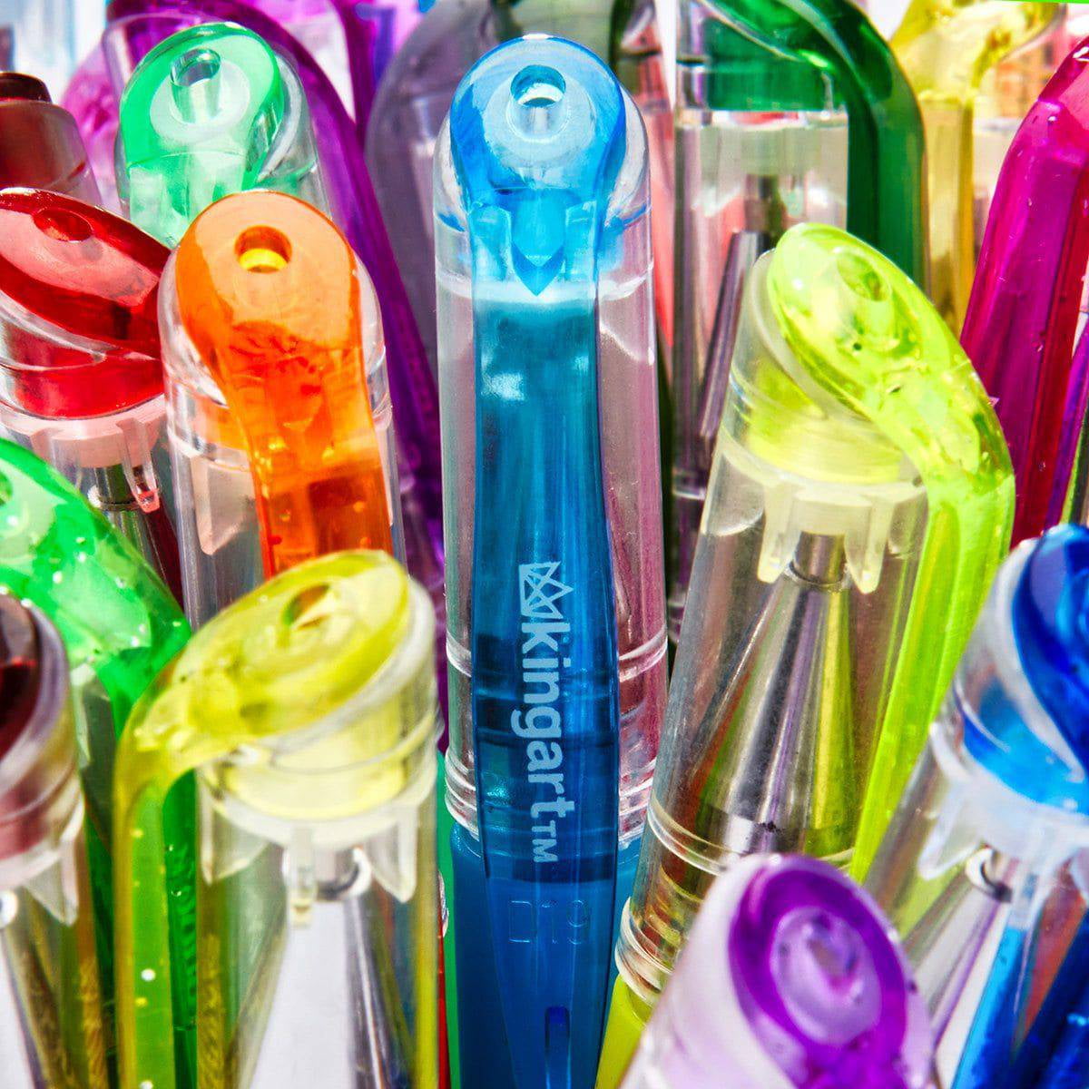 Glitter Gel Pens Set – 30 Vibrant Colored Pens for Adult Coloring, Art and Crafts - Image 3