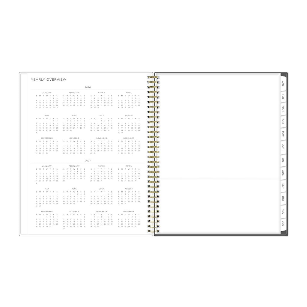 2026 Weekly and Monthly Planner Calendar, January 2026 - December 2026, 8.5" x 11", Flexible Cover, Laminated Tabs, D... - Image 5
