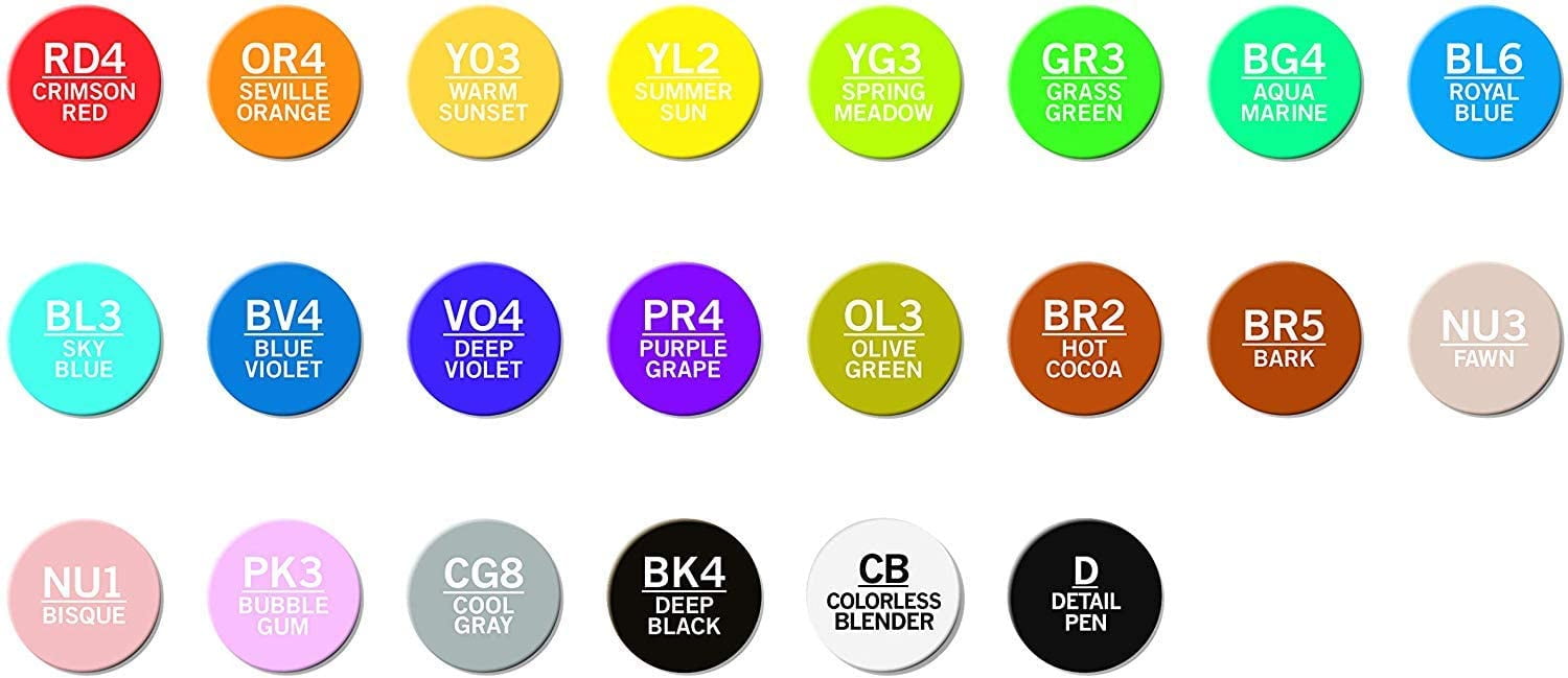 22-Pen Deluxe Set Markers, Assorted Colors, 22 Count - Image 4