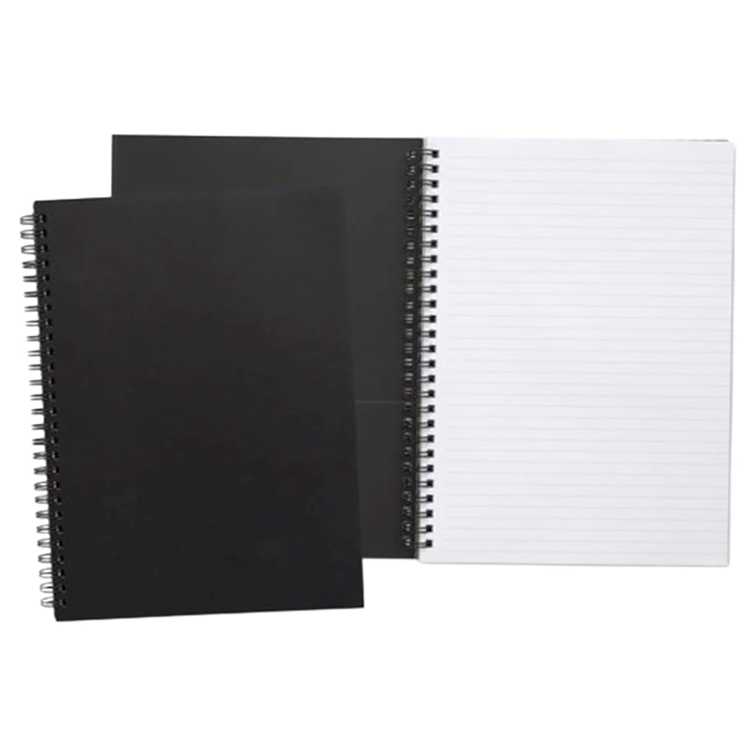Medium Soft Cover Meeting Notebook Blk - Image 2