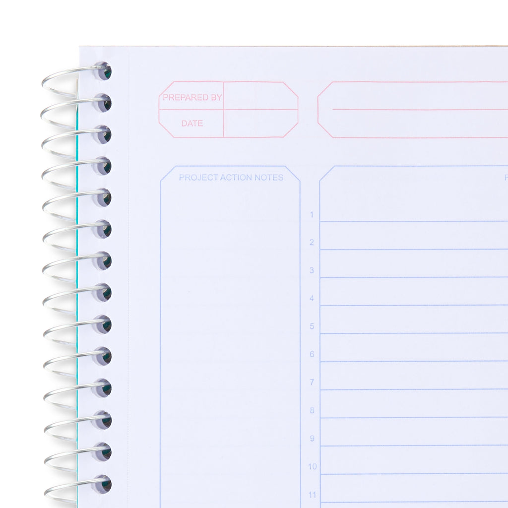 Pen+Gear White Project Planner with Numbered Lines, 9.5 x 7.25 In, 100 Sheets - Image 3
