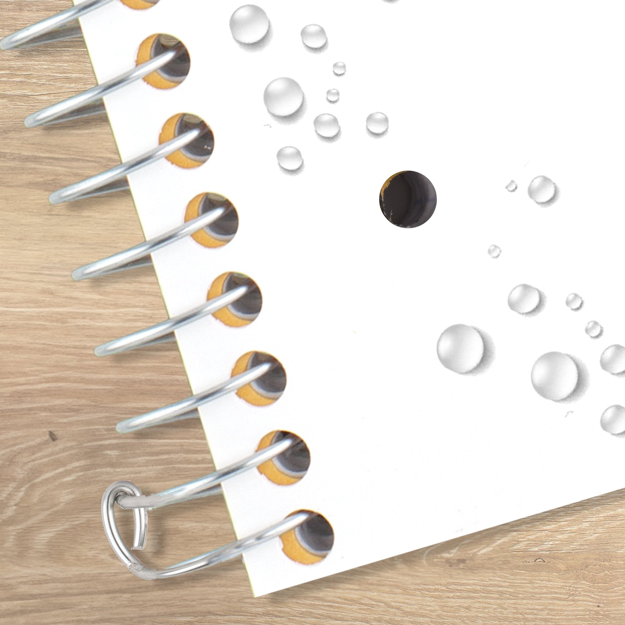 Five Star Spiral Notebook + Study App, 3 Subject, College Ruled, 8.5" x 11", White - Image 5