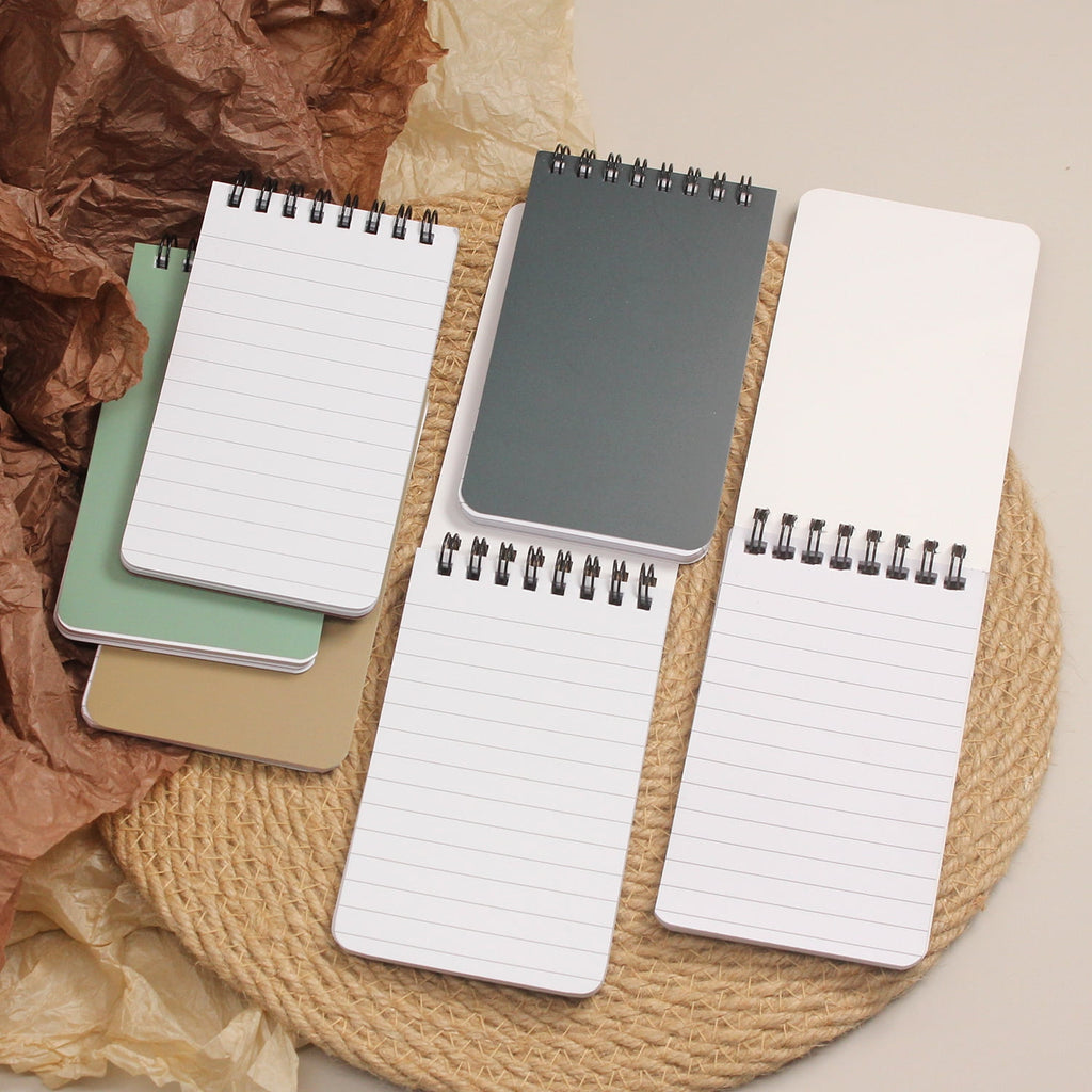 6 Pcs Small Lined Pocket Notebooks 3" x 5", Boho Mini Little Spiral Note book, Nursing Notepad, for Home Work, Office... - Image 6