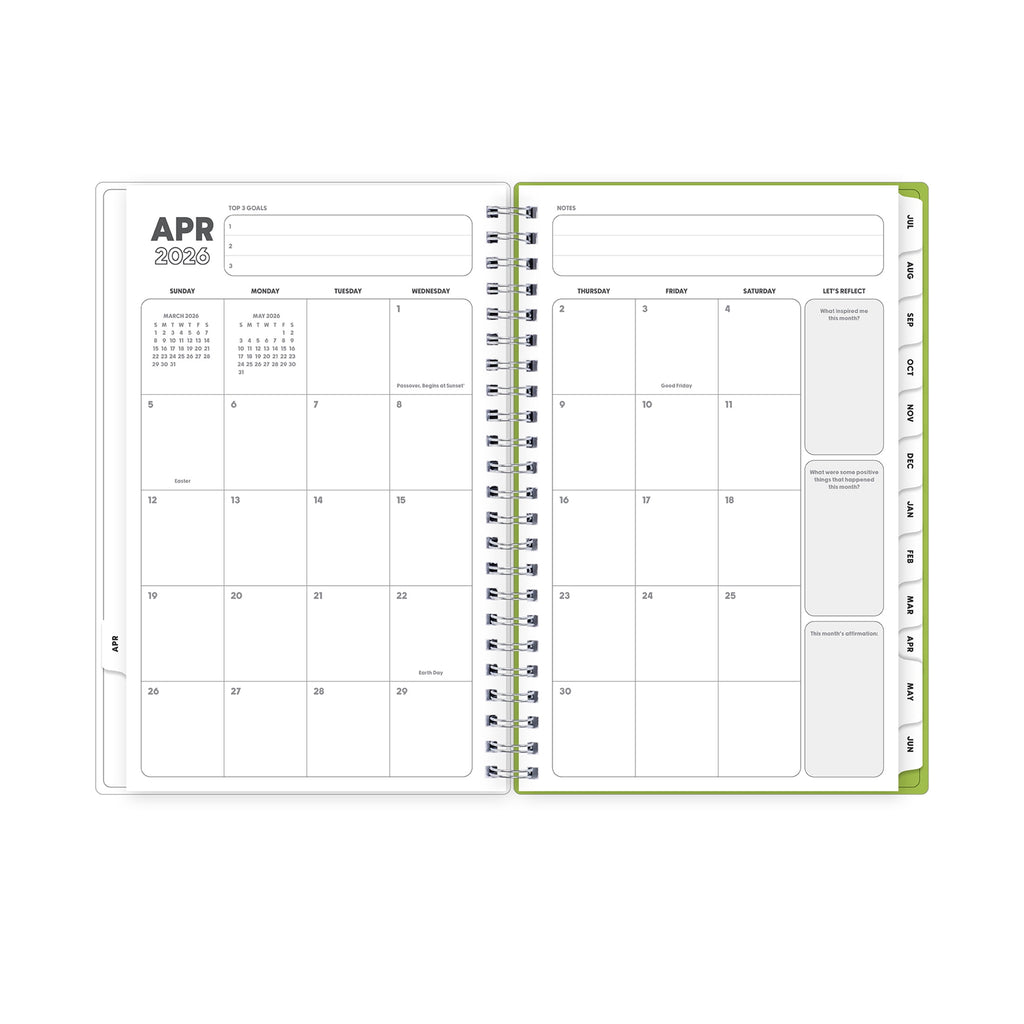 Blue Sky Gen Z Monthly Weekly Planner, 5" x 8", Slime 15-Month (April 2026 - June 2027) - Image 5