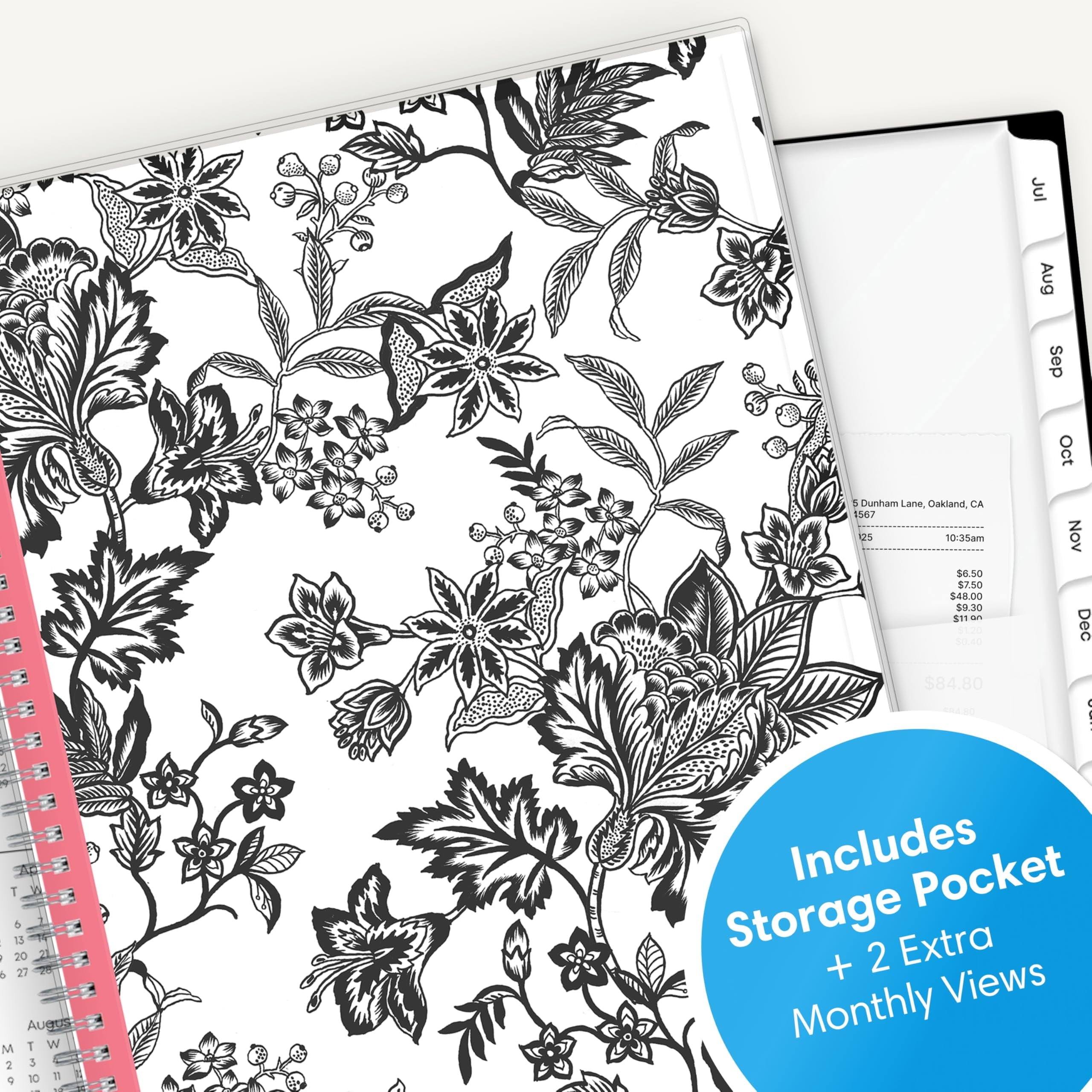 2026-2027 Weekly and Monthly Academic Year Planner Calendar, July 2026 - June 2027, 8.5" x 11", Flexible Pocket Cover... - Image 6