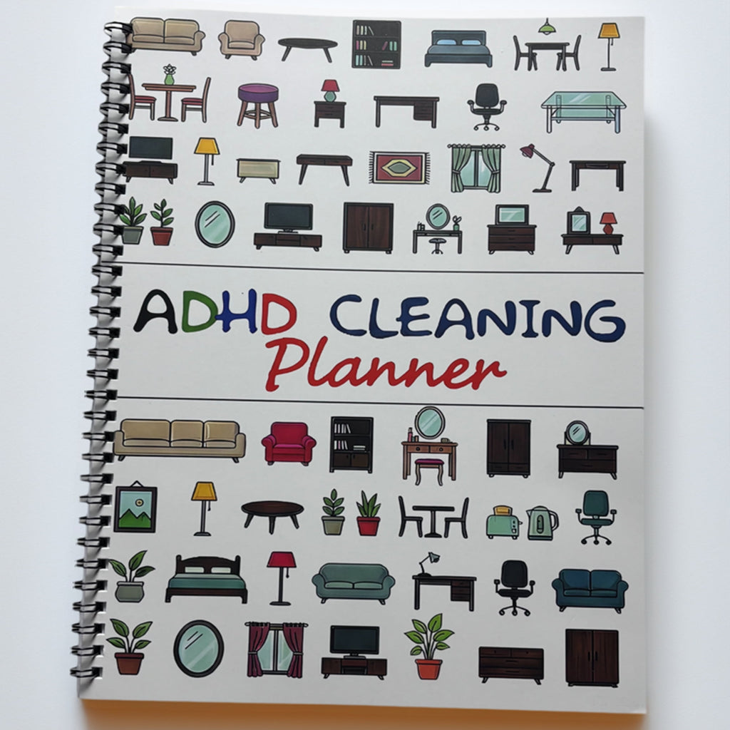 ADHD Cleaning Planner for Adults, Undated Daily Weekly Monthly Cleaning Schedule Checklist, Household Chores Organizer Notebook, 8.26 x 11.2 - Image 5
