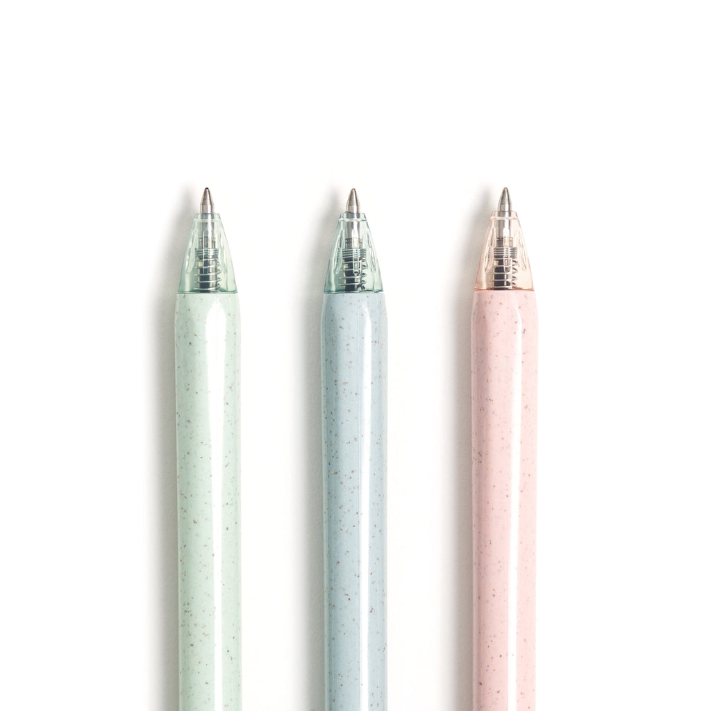 U Brands U-Eco Gel Pen, Black Ink, Pastel Speckle, 4 Count, 0.7mm - Image 2