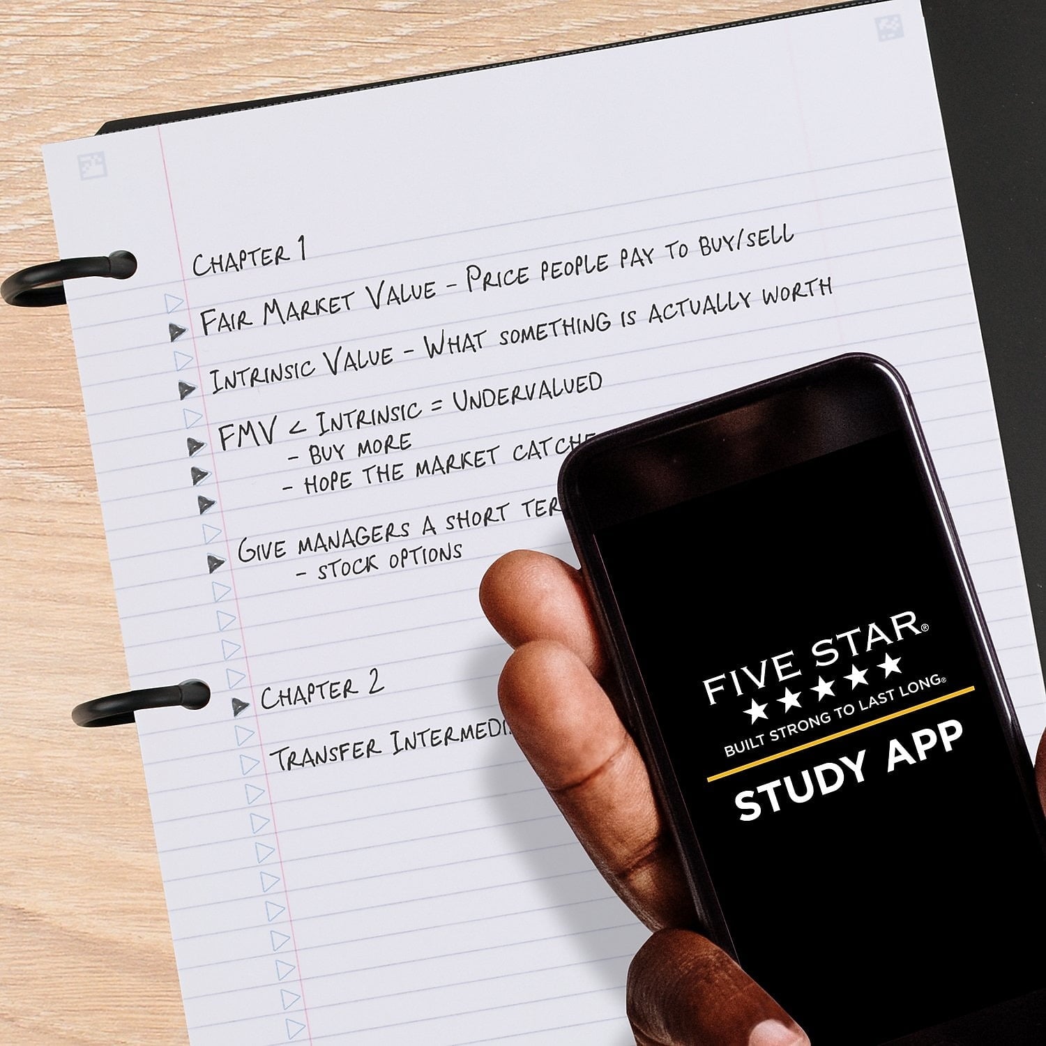 Five Star 3-Subject Notebook 8.5 x 11 08126 - Image 3