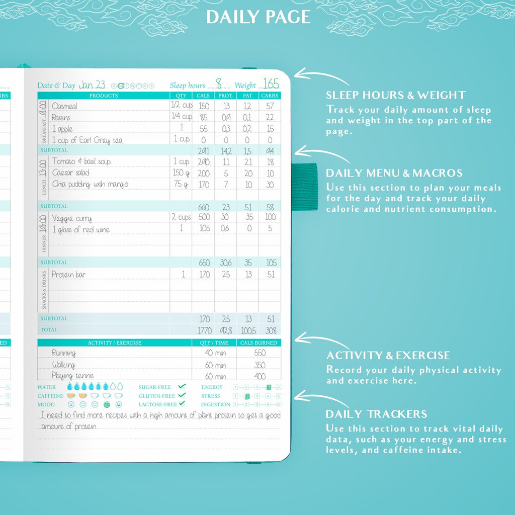 Legend Wellness Planner & Food Journal - Image 3