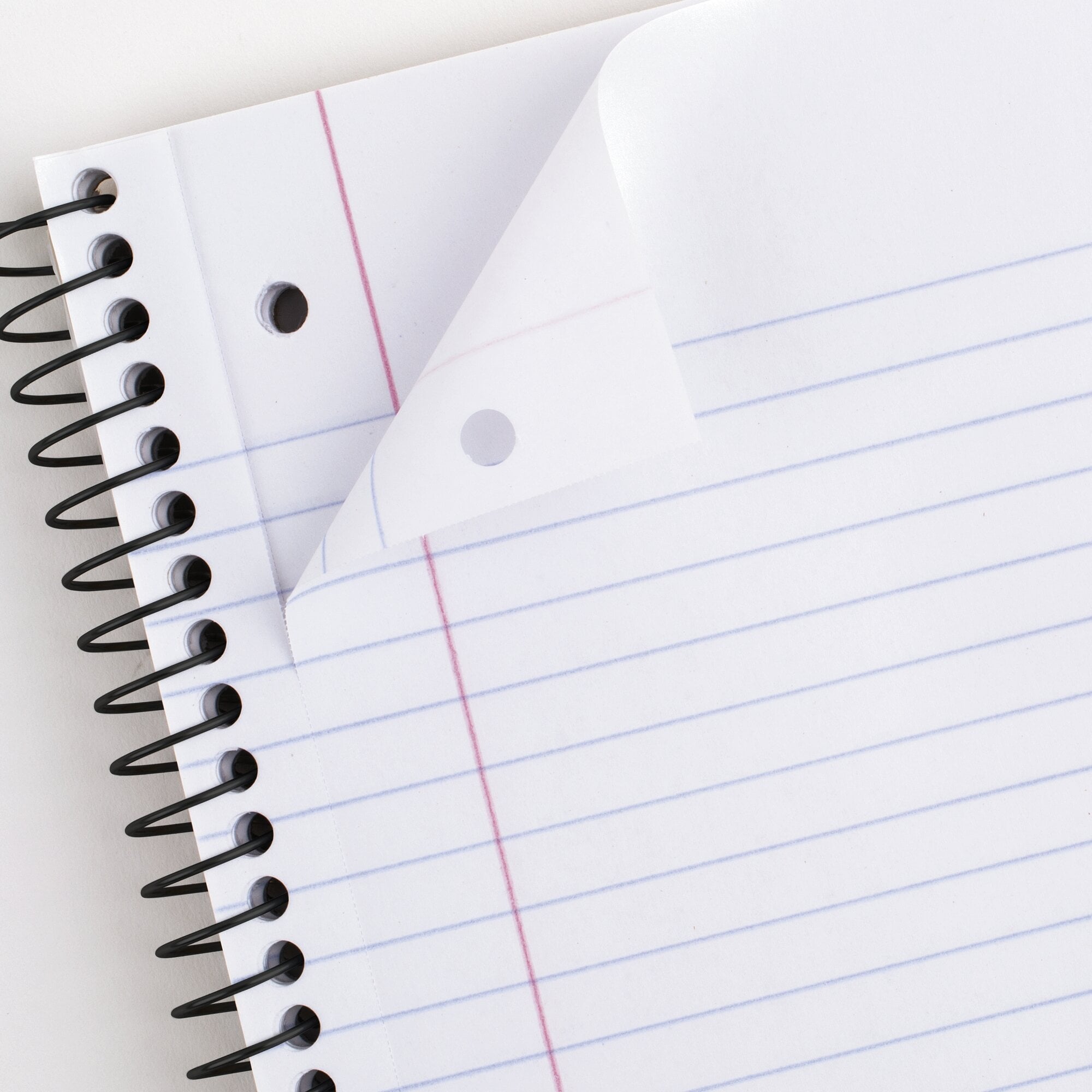 Mead Spiral Notebook 5 Subject Wide Ruled Plastic Cover 8 x 10 12 5 Pack - Wide - Image 3