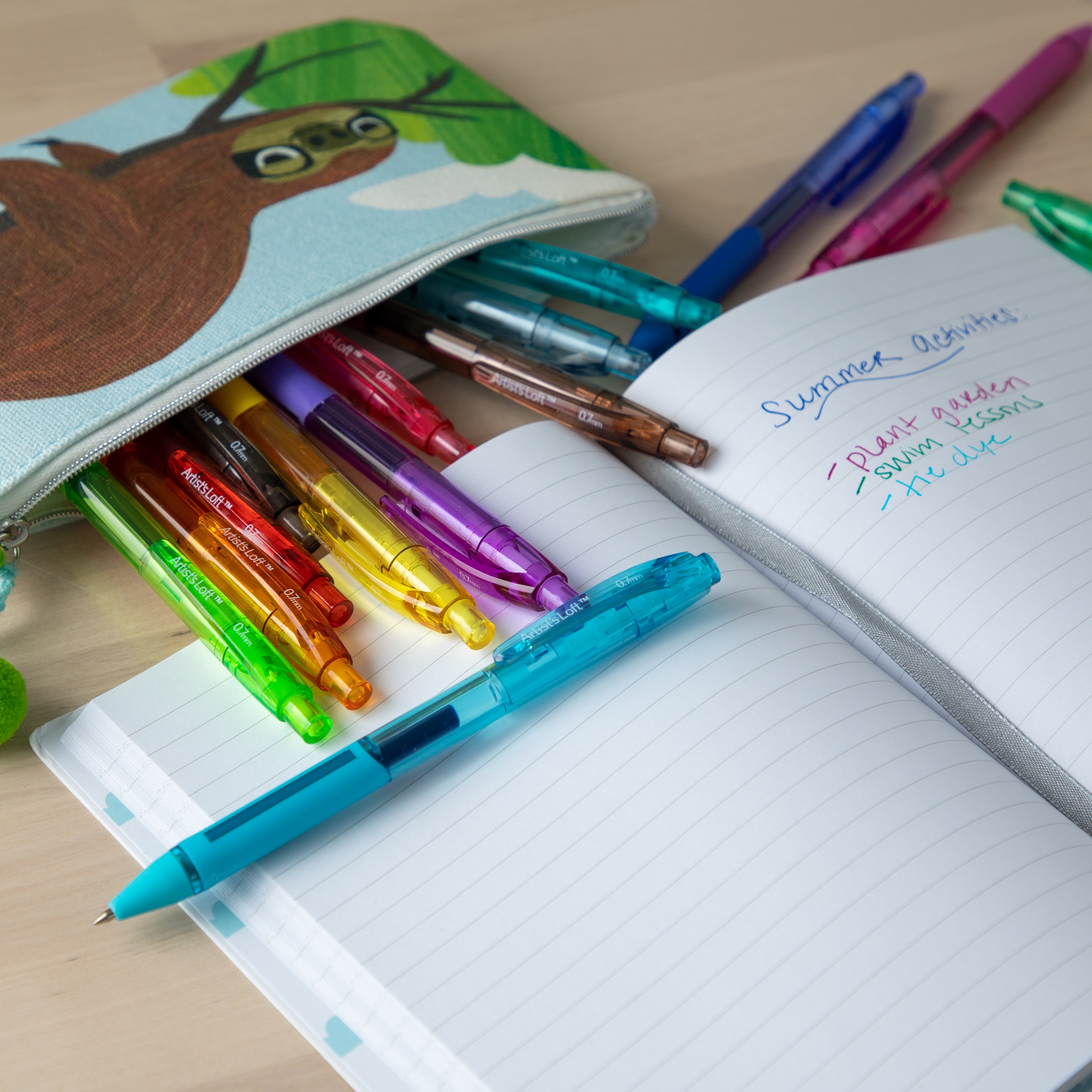 14 Color Retractable Gel Pen Set - Image 4