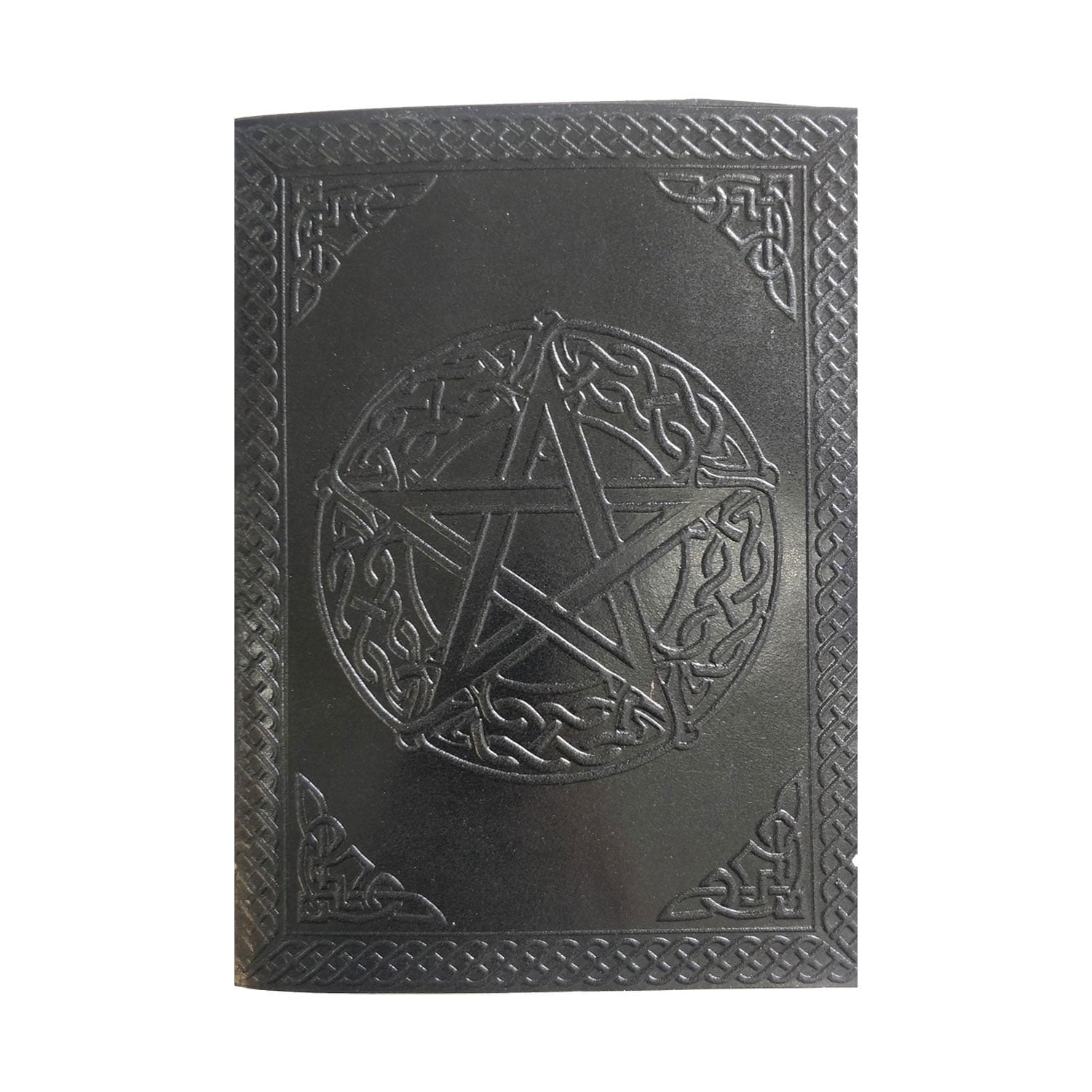 Handmade Leather Pentagon Journal/Writing Notebook Diary/Bound Daily Notepad for Men & Women Unlined Paper Medium 8 x 6 Inches, Writing pad - Image 5