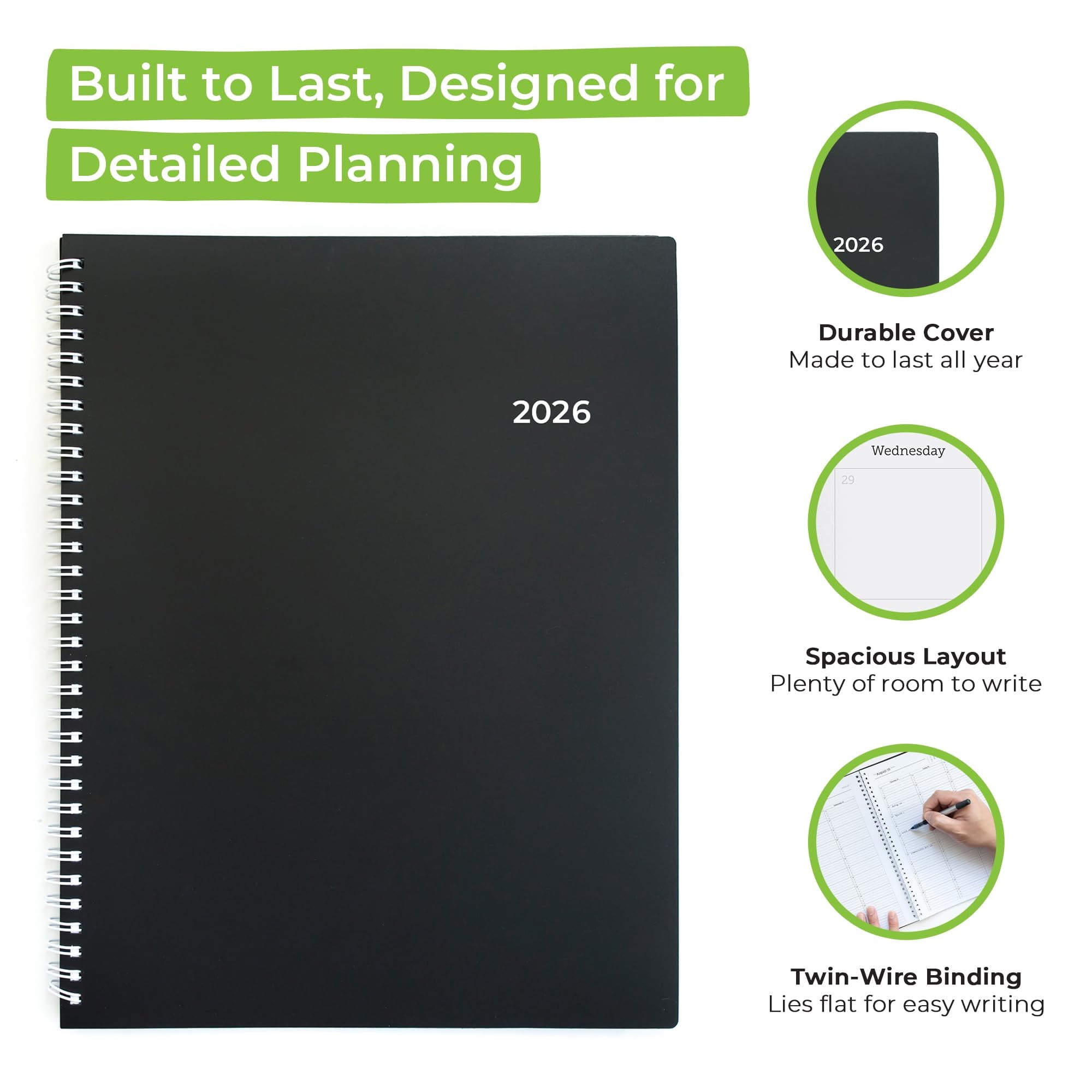 2026 Weekly Planner - Jan - Dec 2026, 8.5 x 11" - Image 2