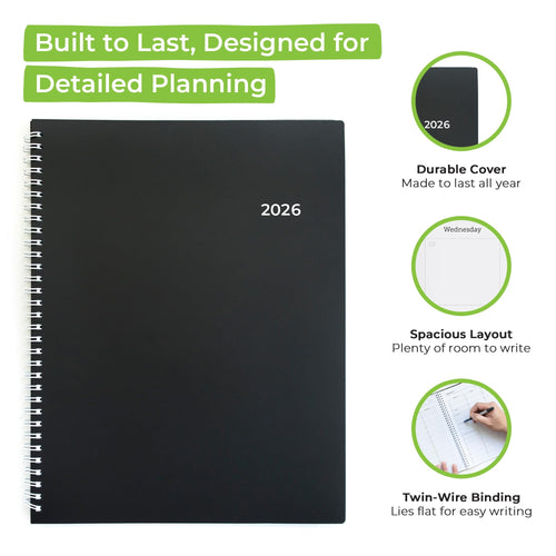 2026 Weekly Planner - Jan - Dec 2026, 8.5 x 11" - Image 2