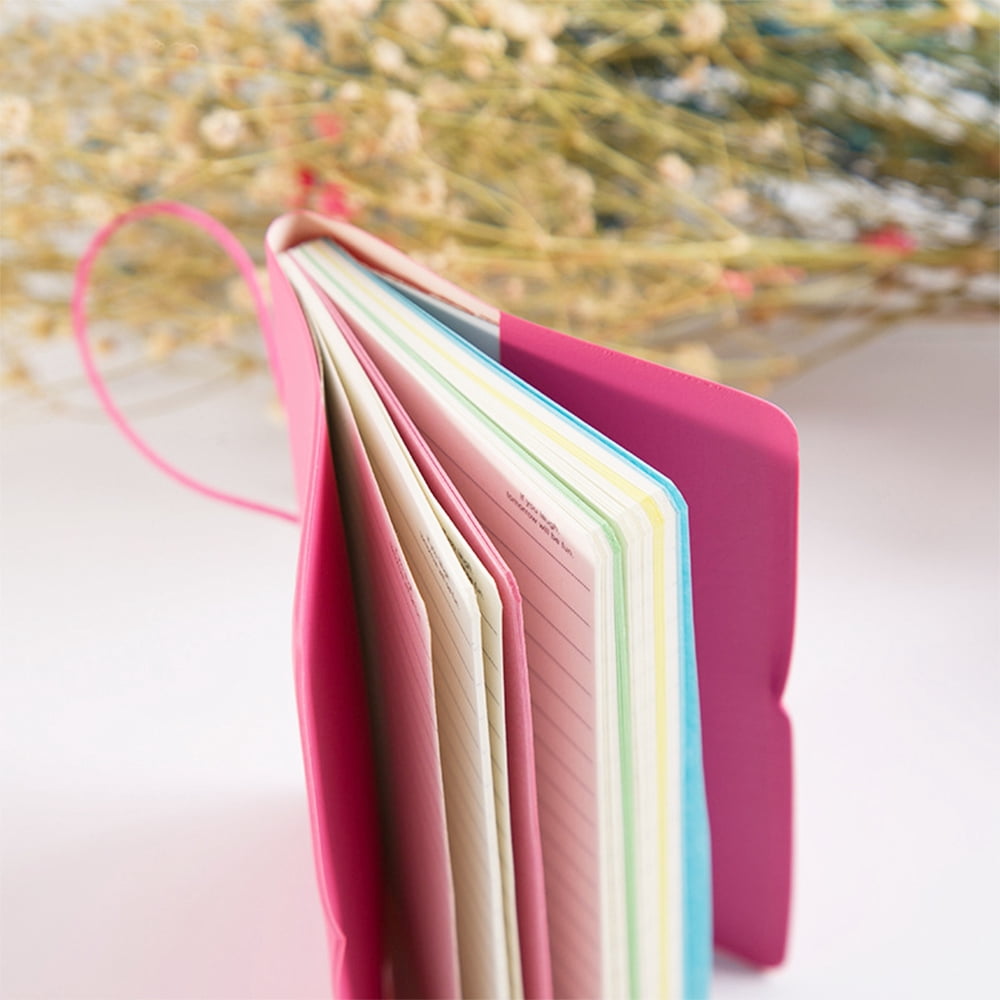 Pocket Notebook, Mini Smiley Diary Notepads with Imitation-Leather Cover, Blank Pages, Portable Pocket Memo Book Easy... - Image 2