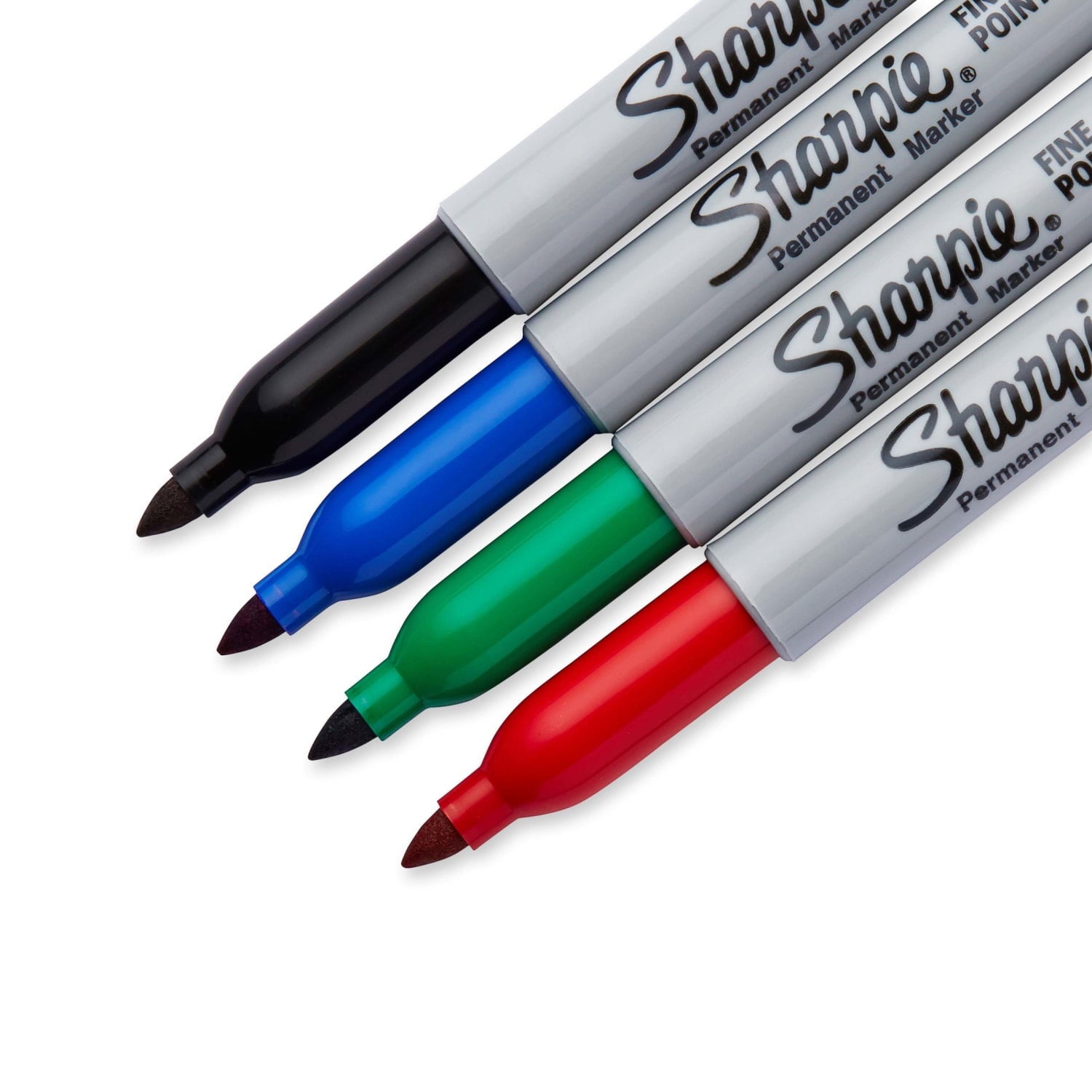 Sharpie Permanent Markers, Fine Point, Assorted Colors, 4 Count - Image 3