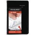 2026 Weekly Appointment Book Planner Black Small 5 x 8