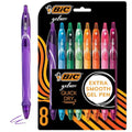 Gel-ocity Quick Dry Fashion Retractable Gel Pens, Medium Point (0.7mm), 8-Count Gel Pen Set, Colored Gel Pens With Fu...