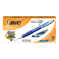 Velocity Medium Point 1.0 mm Retractable Ball Pen Set, Blue, 12-Pack