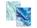 Notebook - spiral-bound- 100 sheets / 200 pages - College - 3 holes (pack of 2)