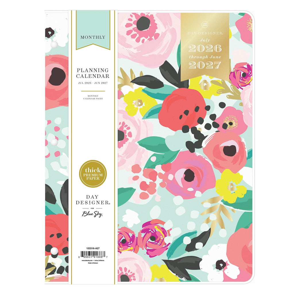 2026-2027 Monthly Academic Year Planner Calendar, July 2026 - June 2027, 8.5" x 11", Flexible Cover, Stapled Binding,...