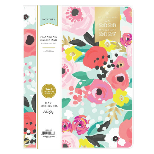 2026-2027 Monthly Academic Year Planner Calendar, July 2026 - June 2027, 8.5" x 11", Flexible Cover, Stapled Binding,...