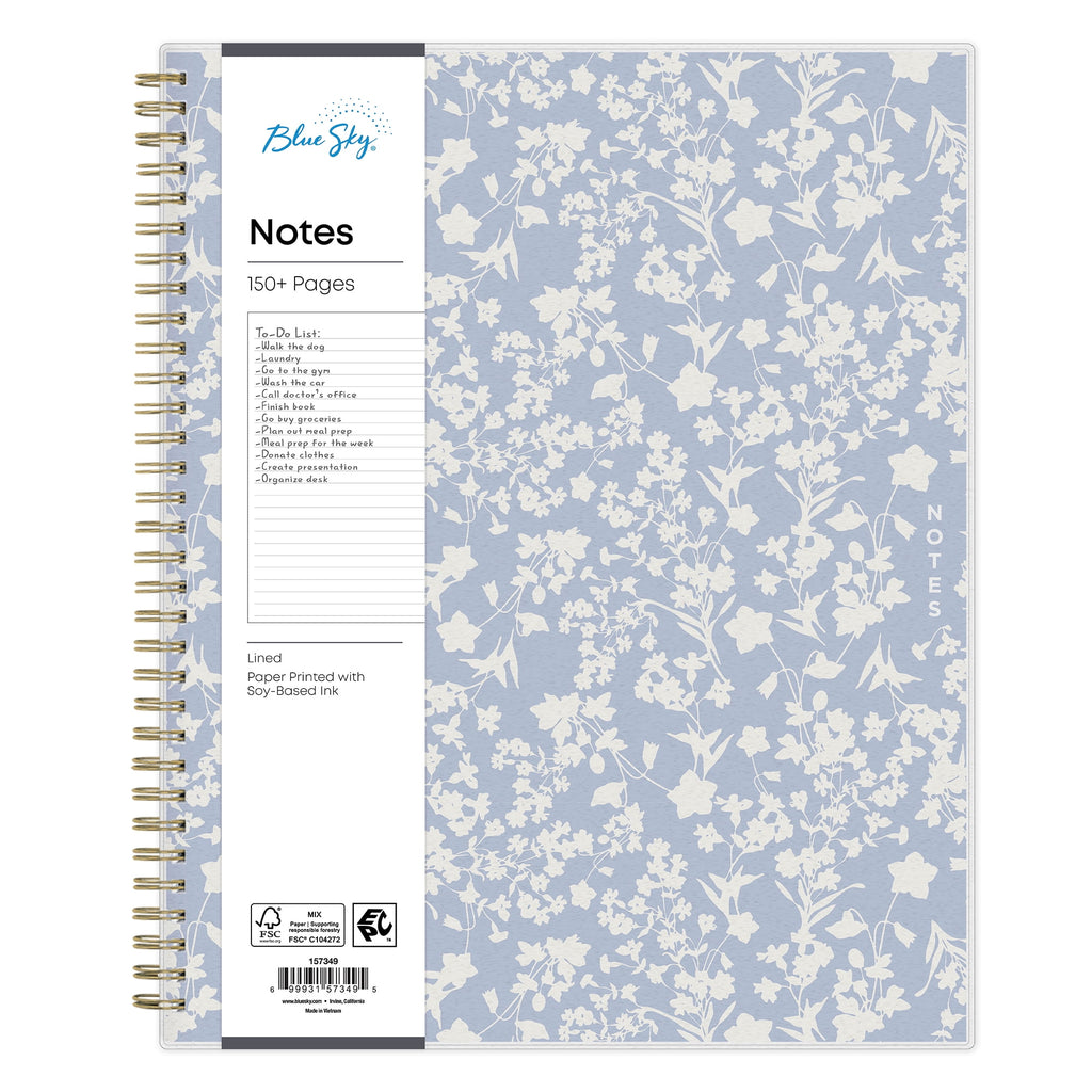 Notebook, 8.5x11, Wildfields