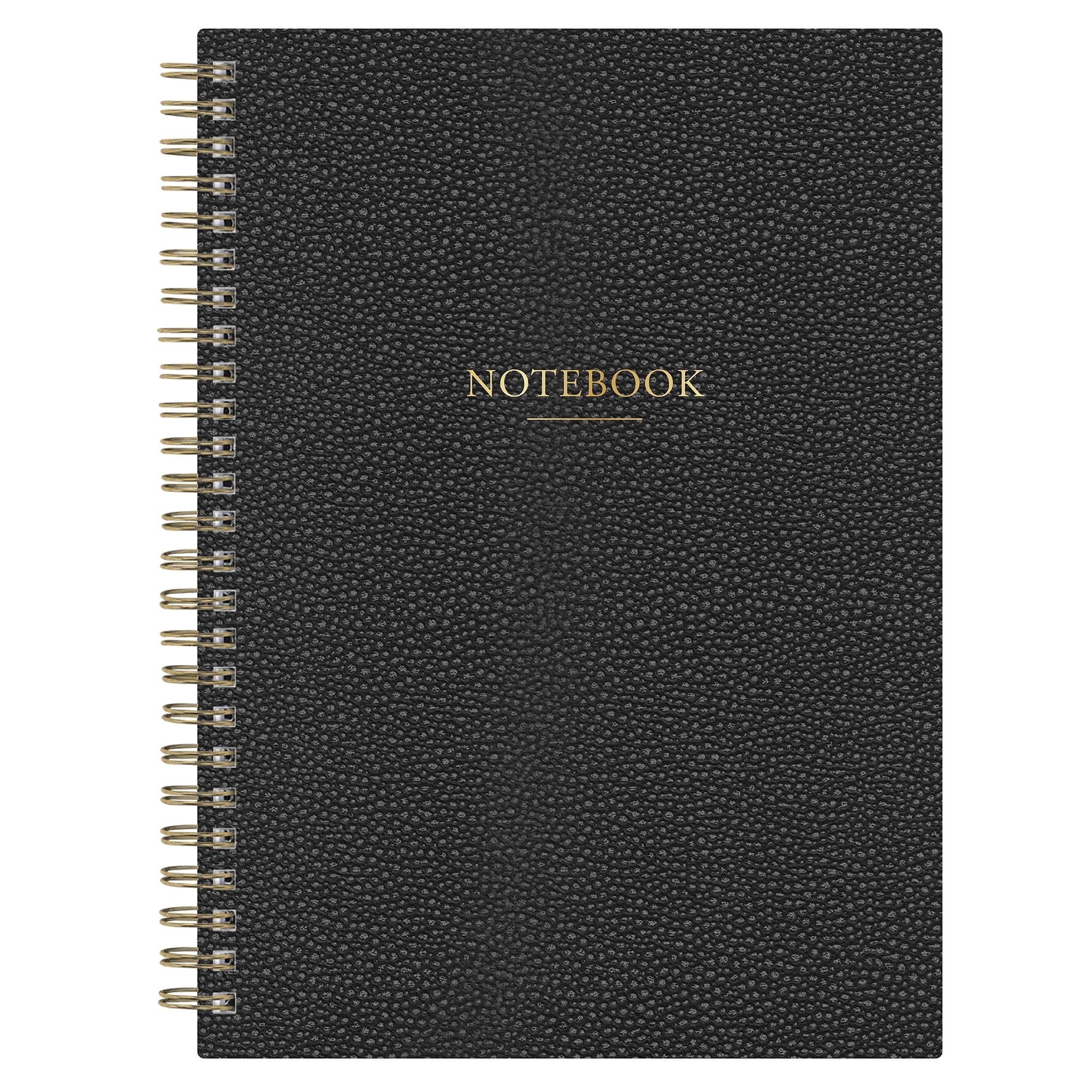 Pebble Beach Charcoal, 5.75x8.5, Wirebound Notebook