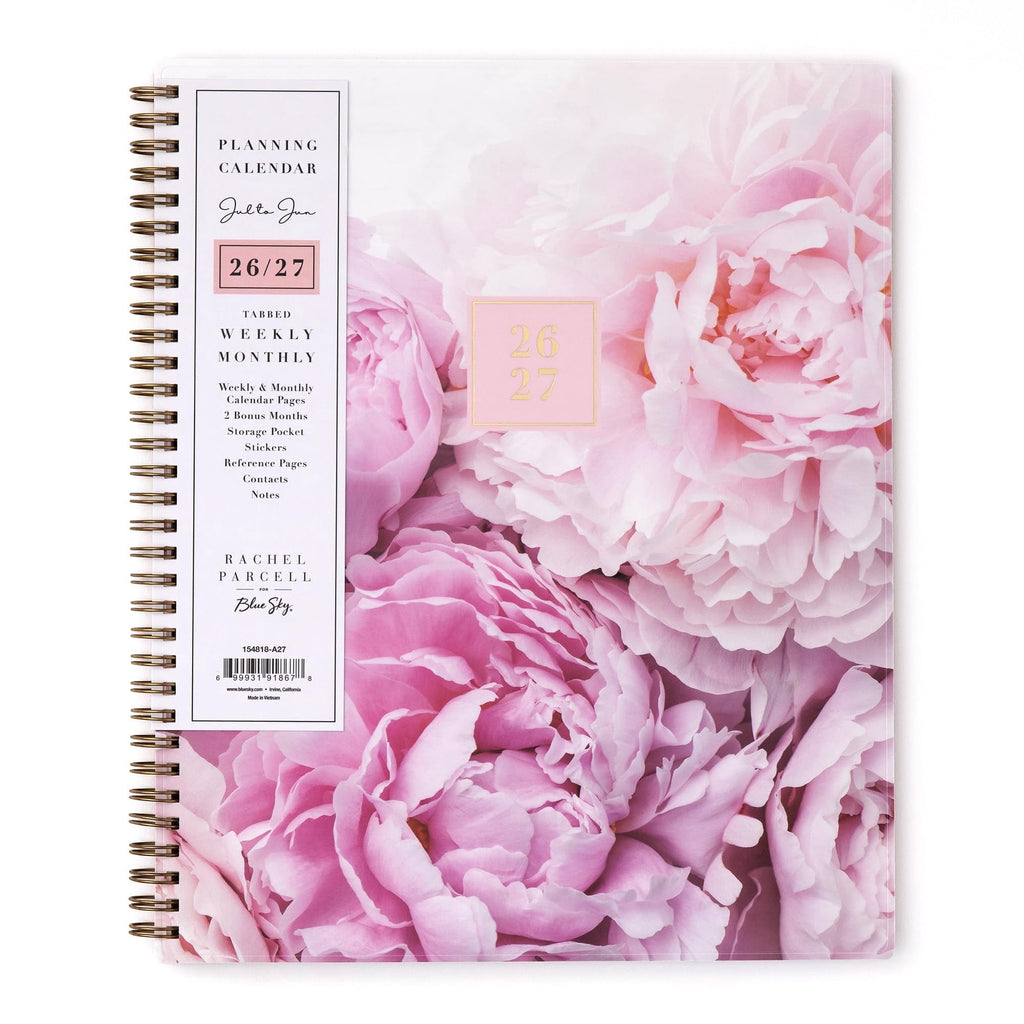 Blue Sky Rachel Parcell 2026-2027 Weekly and Monthly Academic Year Planner Calendar, July 2026 - June 2027, 5" x 8", Flexible Cover, Wirebou