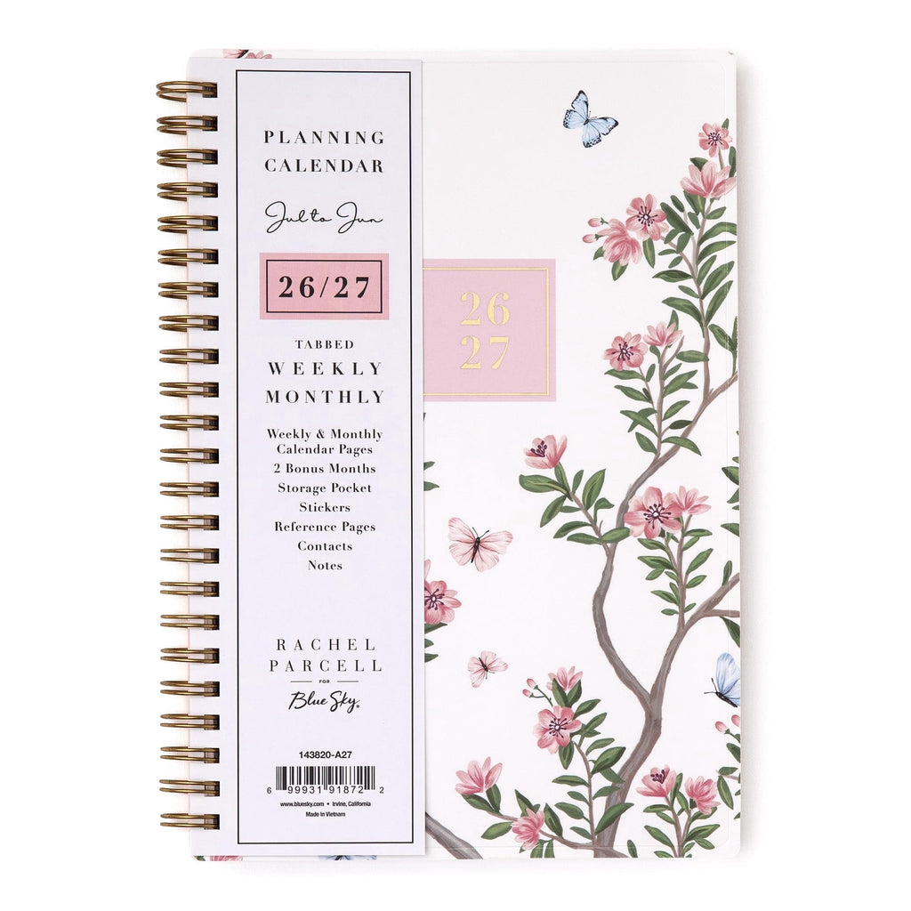 2026-2027 Weekly and Monthly Academic Year Planner Calendar, July 2026 - June 2027, 5" x 8", Flexible Cover, Wireboun...
