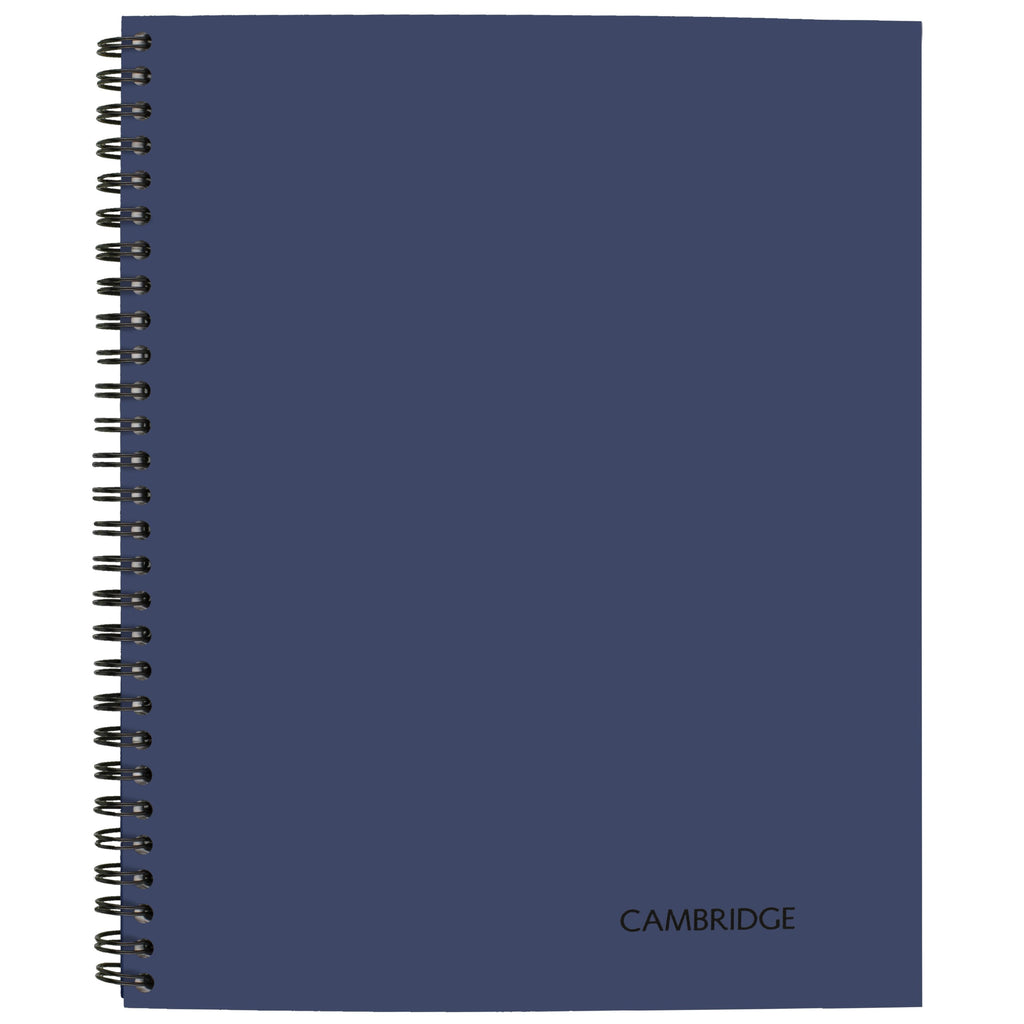 Legal Ruled Business Notebook, 9" x 11", Blue, 80 Sheets