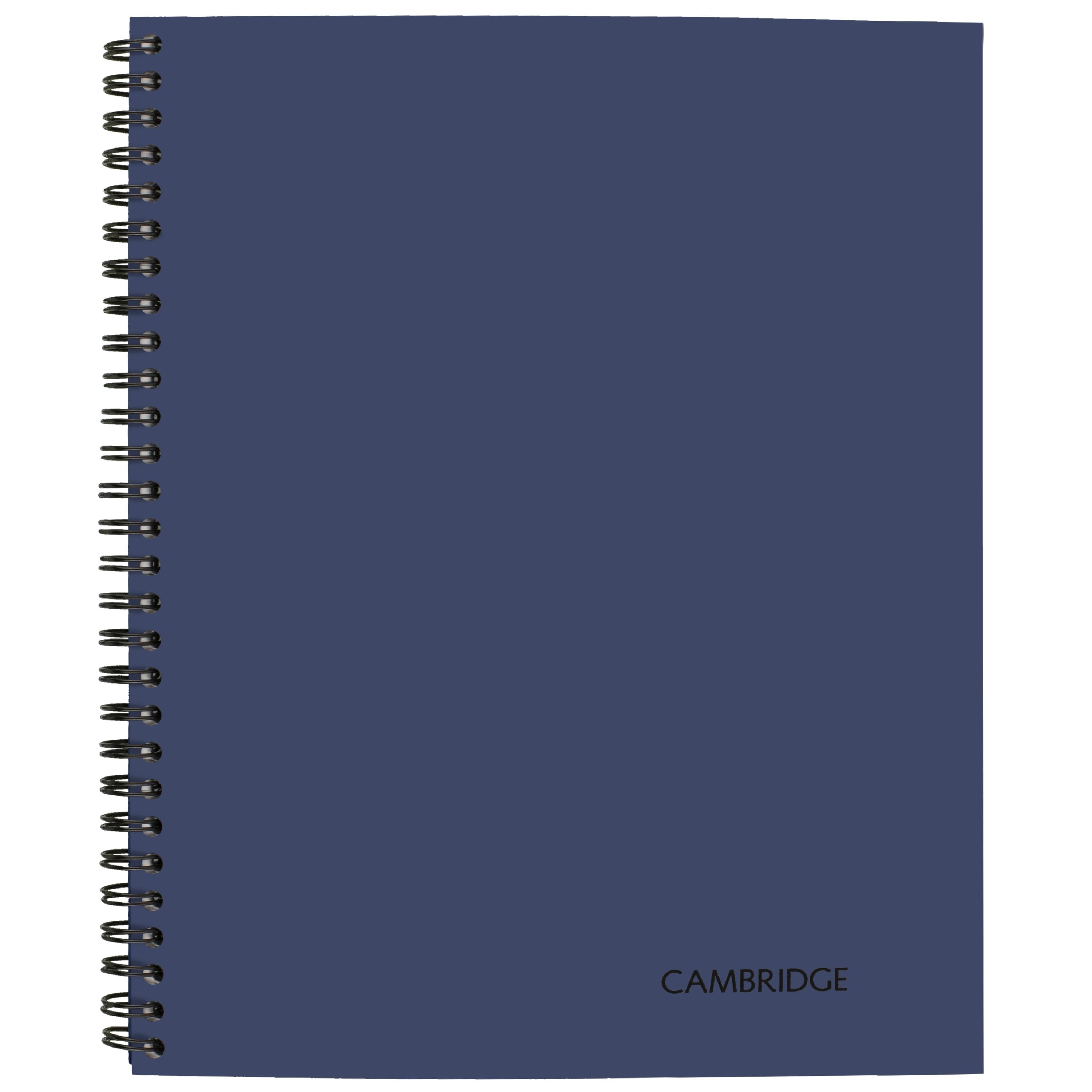 Legal Ruled Business Notebook, 9" x 11", Blue, 80 Sheets