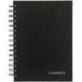 Business Writing Notebook, 5" x 8", Medium, Black, 80 Sheets