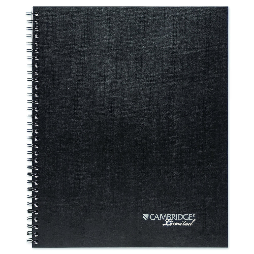 Wirebound Business Notebook, Legal Ruled, 8.25" x 11", 80 Sheets, Gray