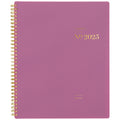 Balance 2025 Weekly Monthly Planner, Red Violet, 8.5" x 11"