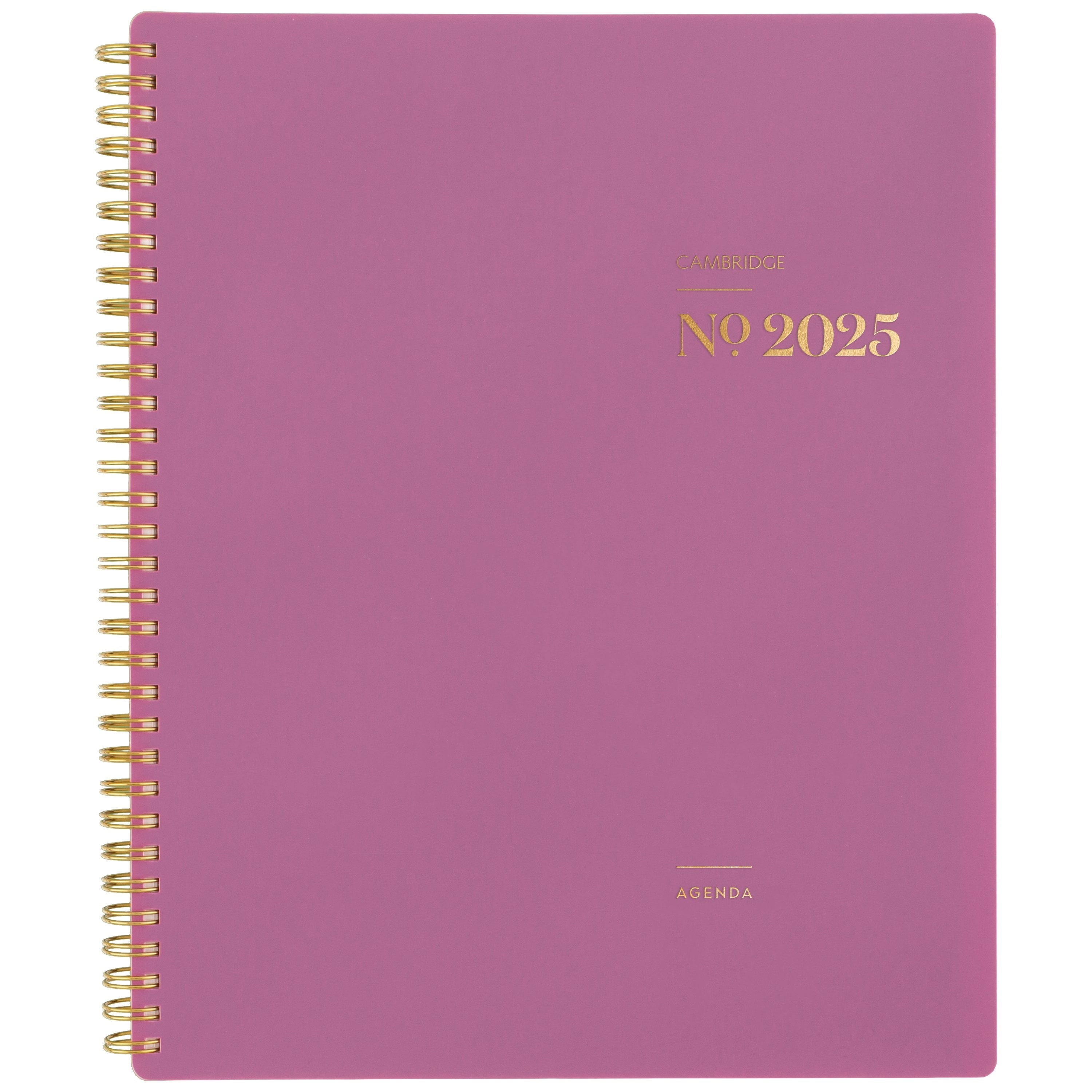 Balance 2025 Weekly Monthly Planner, Red Violet, 8.5" x 11"