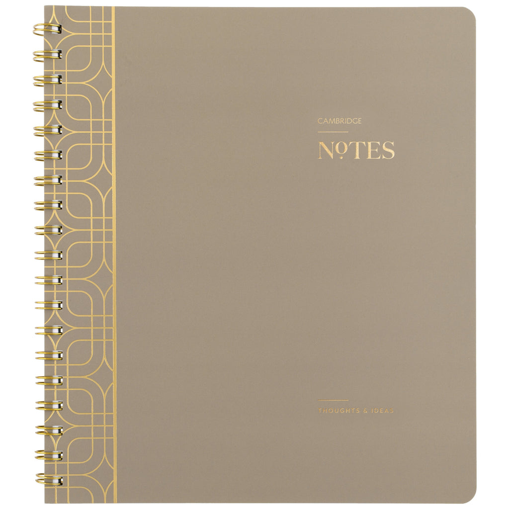 8" x 10", Timeless Taupe, Medium, Spiral, 80 Sheets
