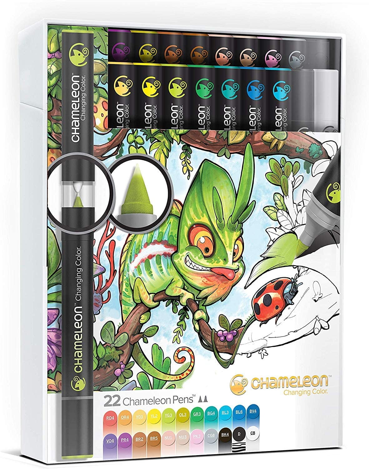 22-Pen Deluxe Set Markers, Assorted Colors, 22 Count
