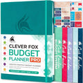 Clever Fox Budget Planner Pro - Financial Organizer + Cash Envelope Budget System. Monthly Finance Journal, Expense Tracker & Personal Accou