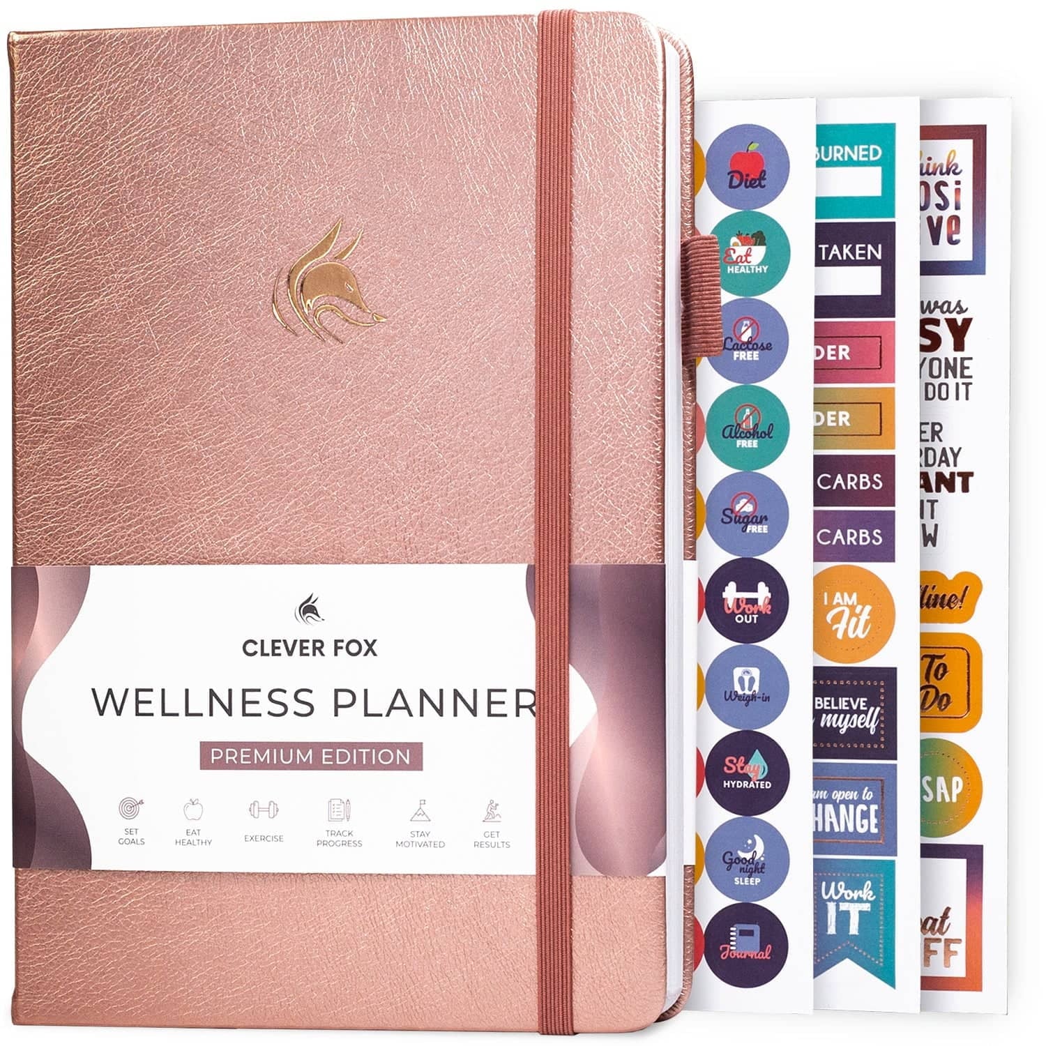 Wellness Planner - Rose Gold